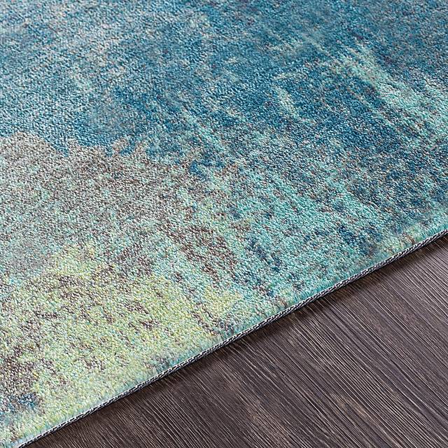 Florines Blue 6'7 x 9' Rug - Thumbnail - Image 7