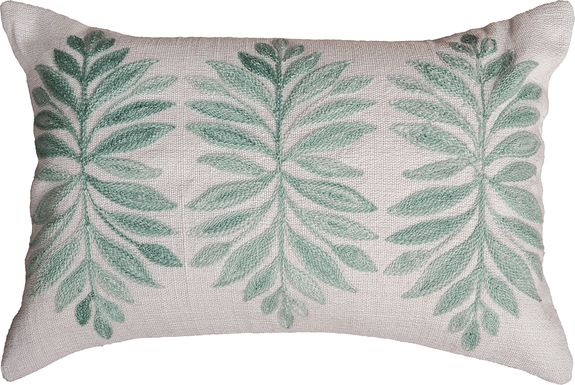 Floris Green Indoor/Outdoor Accent Pillow