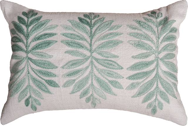 Floris Green Indoor/Outdoor Accent Pillow - Thumbnail - Image 1