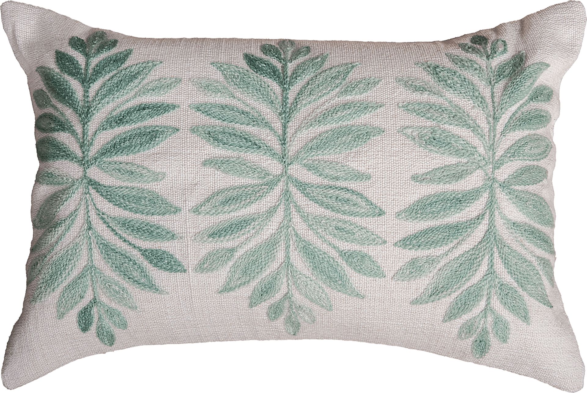 Floris Green Indoor/Outdoor Accent Pillow - Image 1