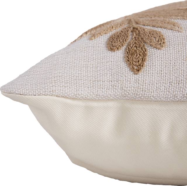 Floris Tan Indoor/Outdoor Accent Pillow - Thumbnail - Image 3