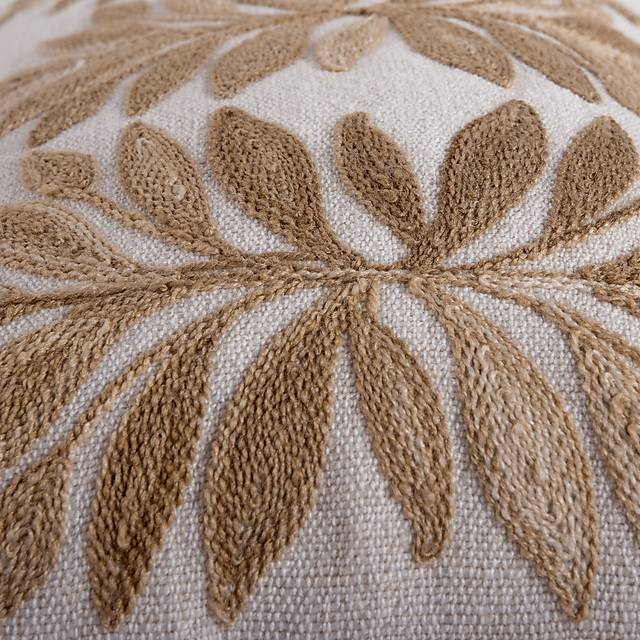 Floris Tan Indoor/Outdoor Accent Pillow - Thumbnail - Image 5