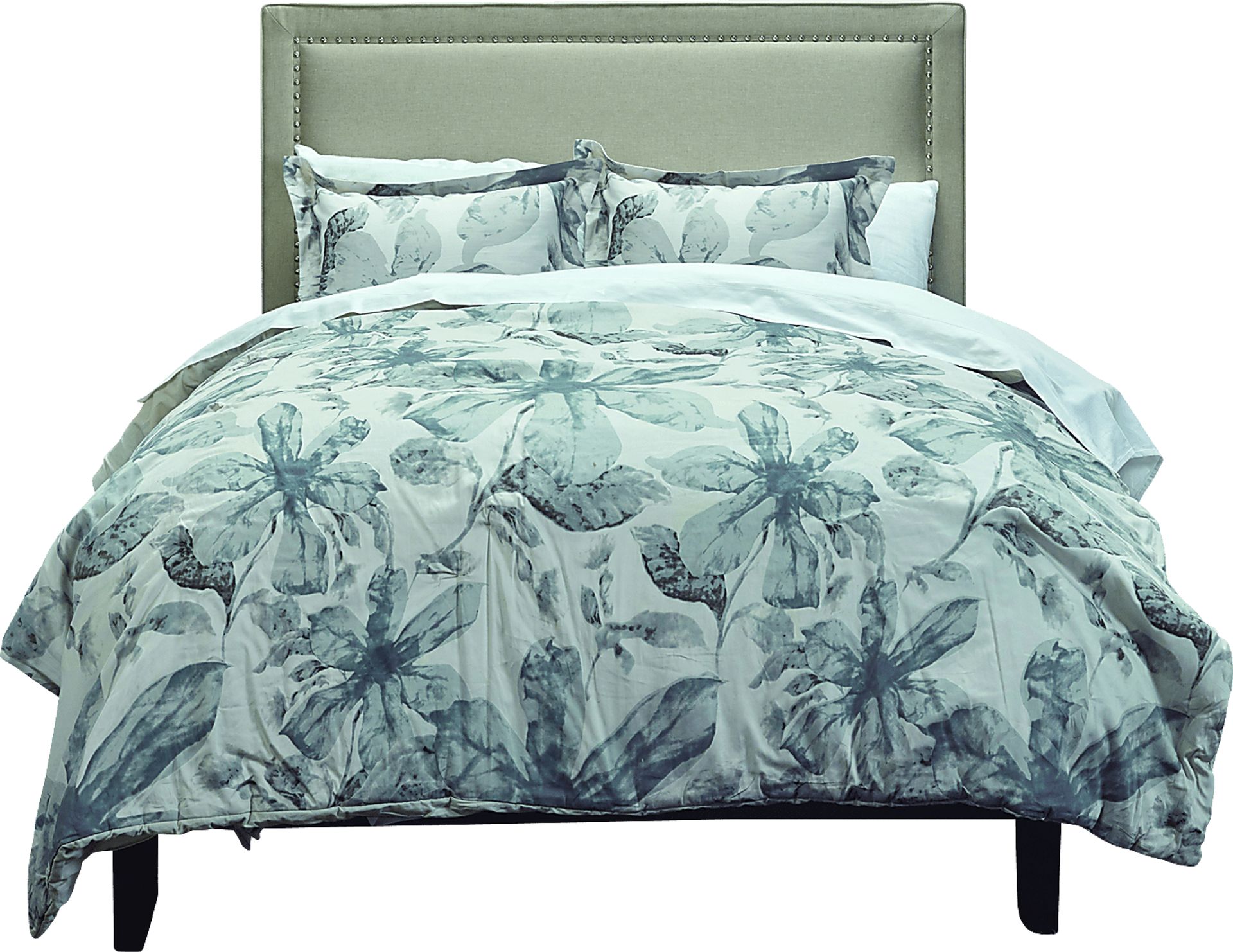 Florita Ivory 3 Pc King Comforter Set - Image 2