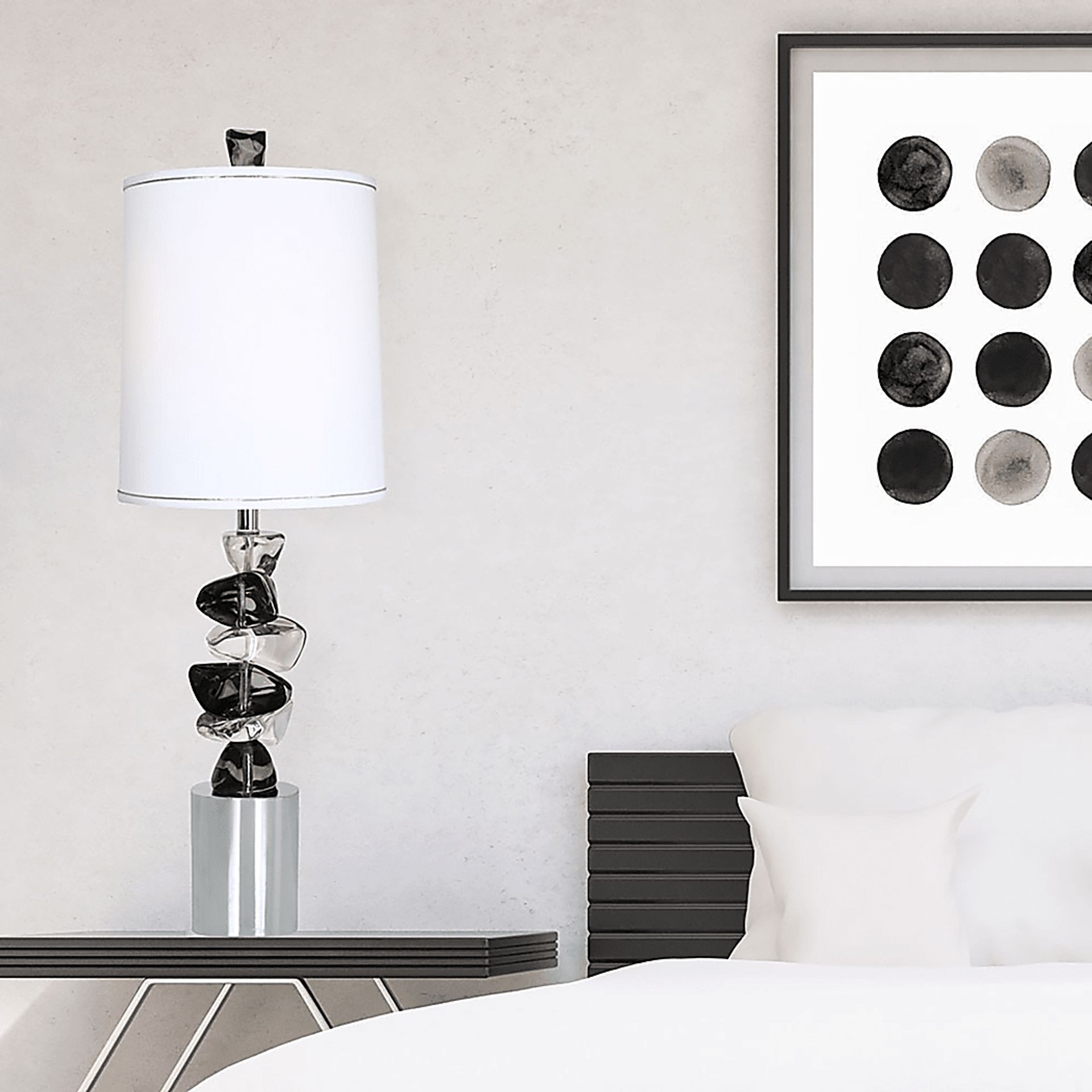 Florline Chrome Table Lamp - Image 2