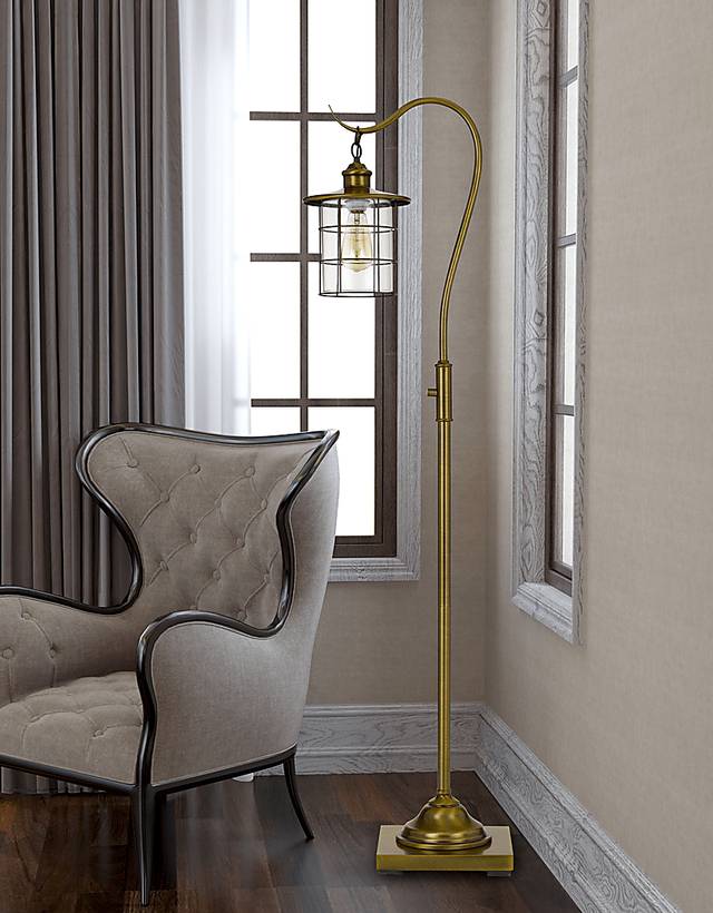 Flormont Brass Floor Lamp - Thumbnail - Image 2
