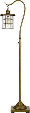 Flormont Brass Floor Lamp