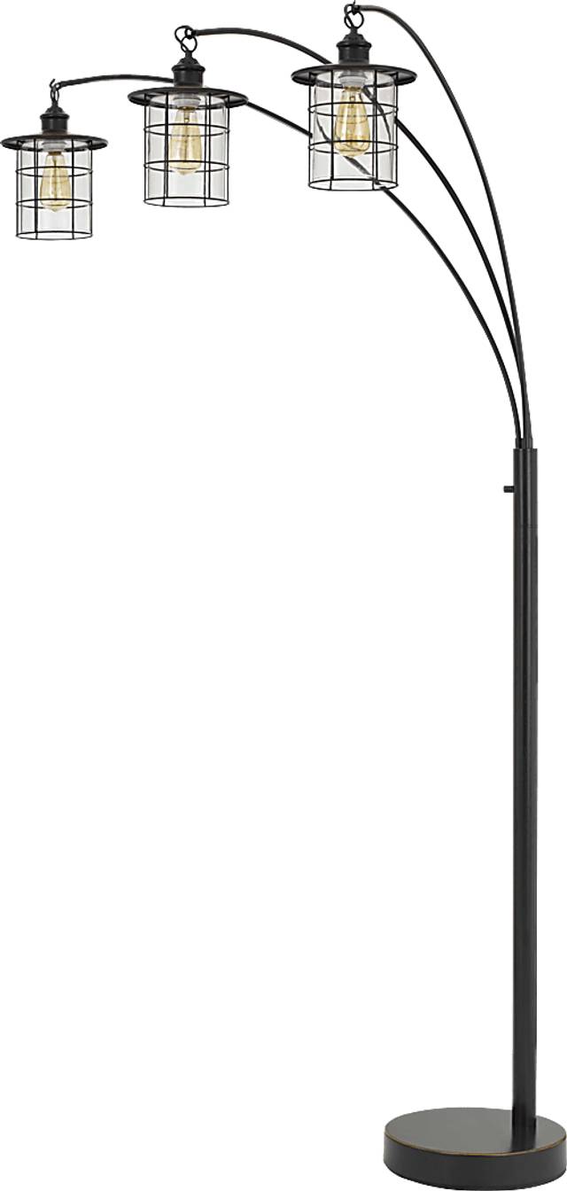 Flormont Brown Floor Lamp - Thumbnail - Image 1
