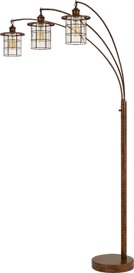 Flormont Rust Floor Lamp