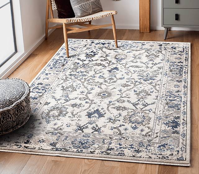 Florrie Silver 7'10 x 10' Rug - Thumbnail - Image 2