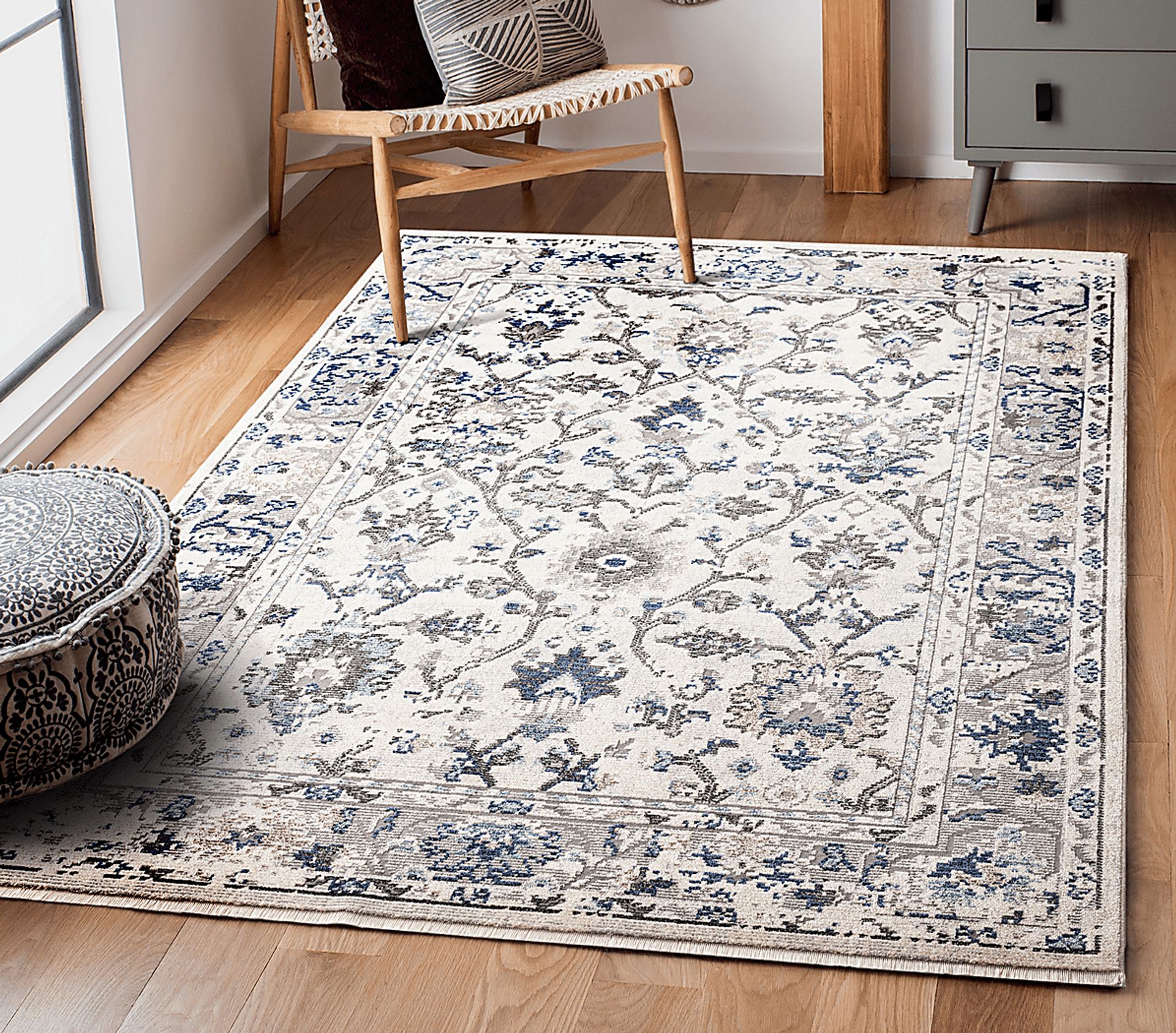 Florrie Silver 7'10 x 10' Rug - Image 2
