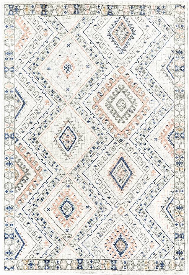 Flosi White 8' x 10' Rug - Thumbnail - Image 1