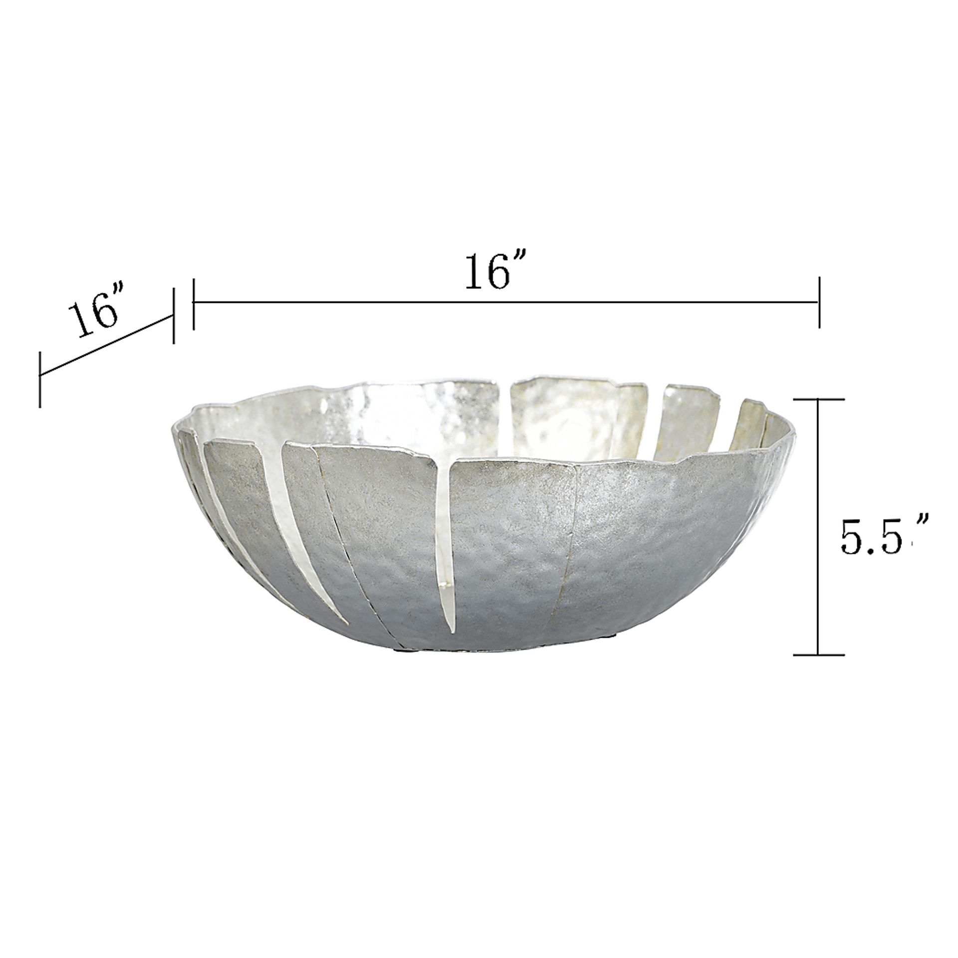 Floural Silver Bowl - Image 4