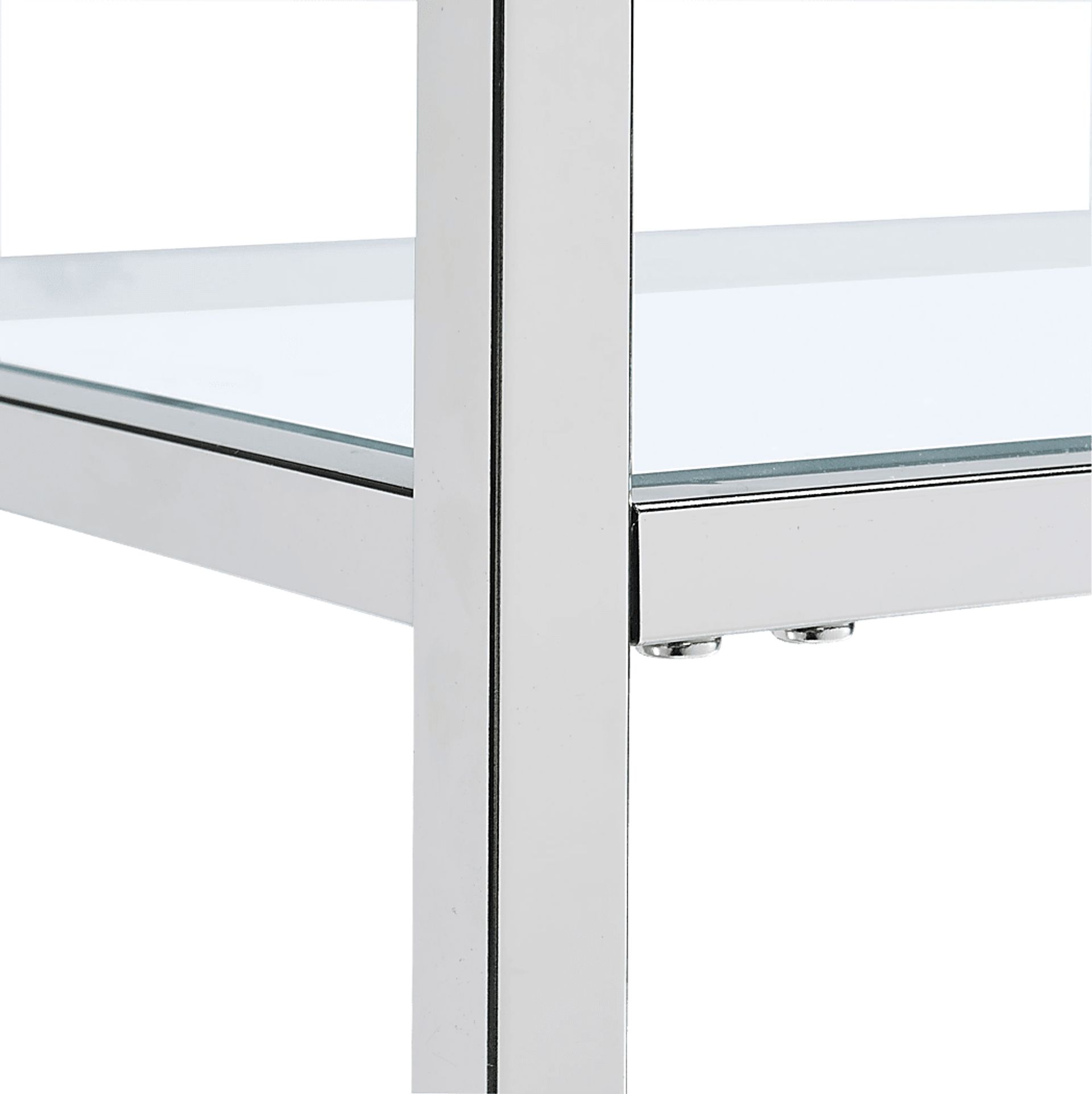 Flournoy Chrome Bar Cart - Image 3