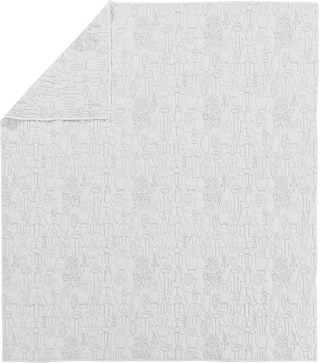 Flournoy White Full/Queen 3 Pc Quilt Set - Thumbnail - Image 5