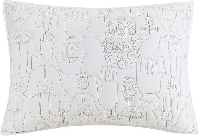 Flournoy White Full/Queen 3 Pc Quilt Set - Thumbnail - Image 6
