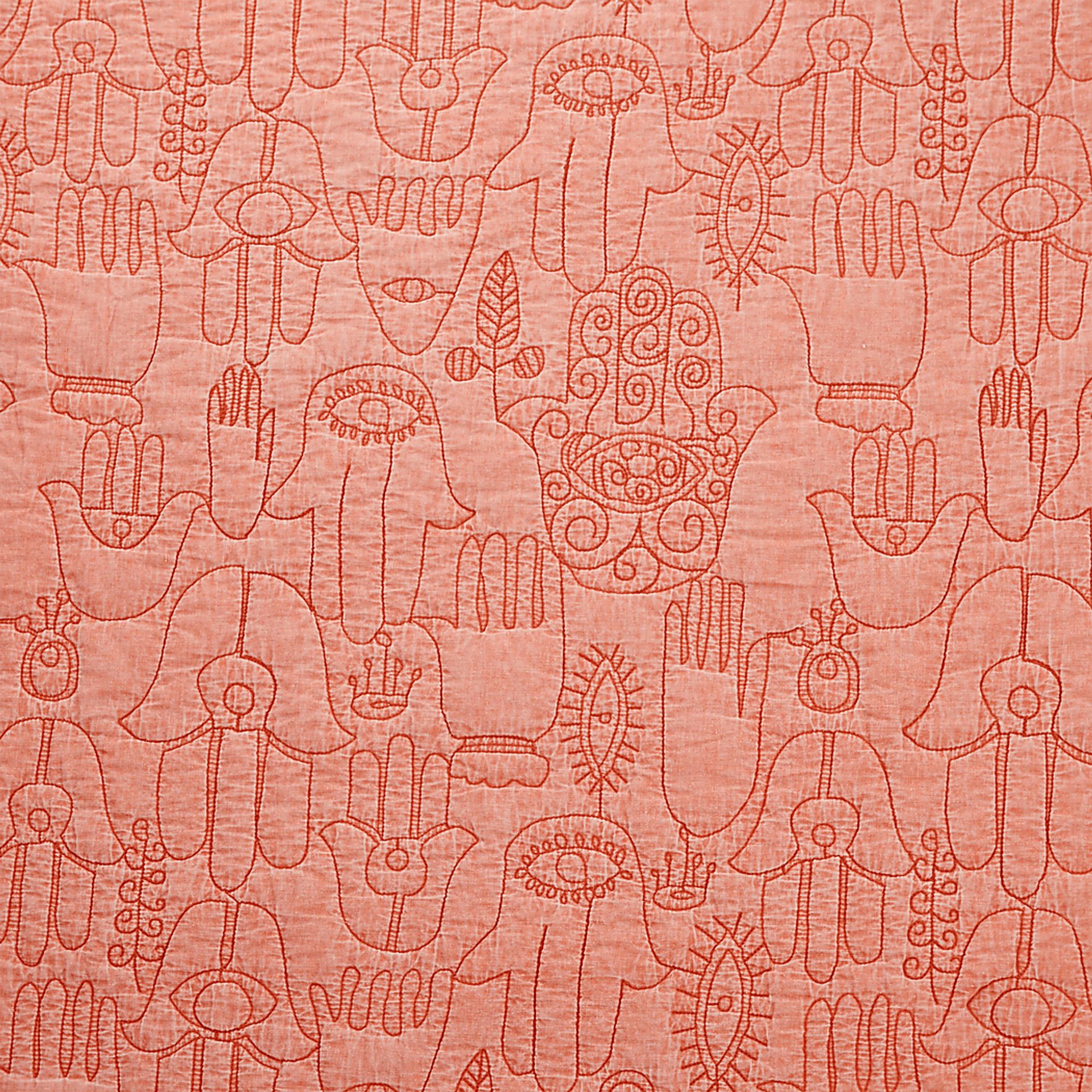 Flournoy Coral Full/Queen 3 Pc Quilt Set - Image 5
