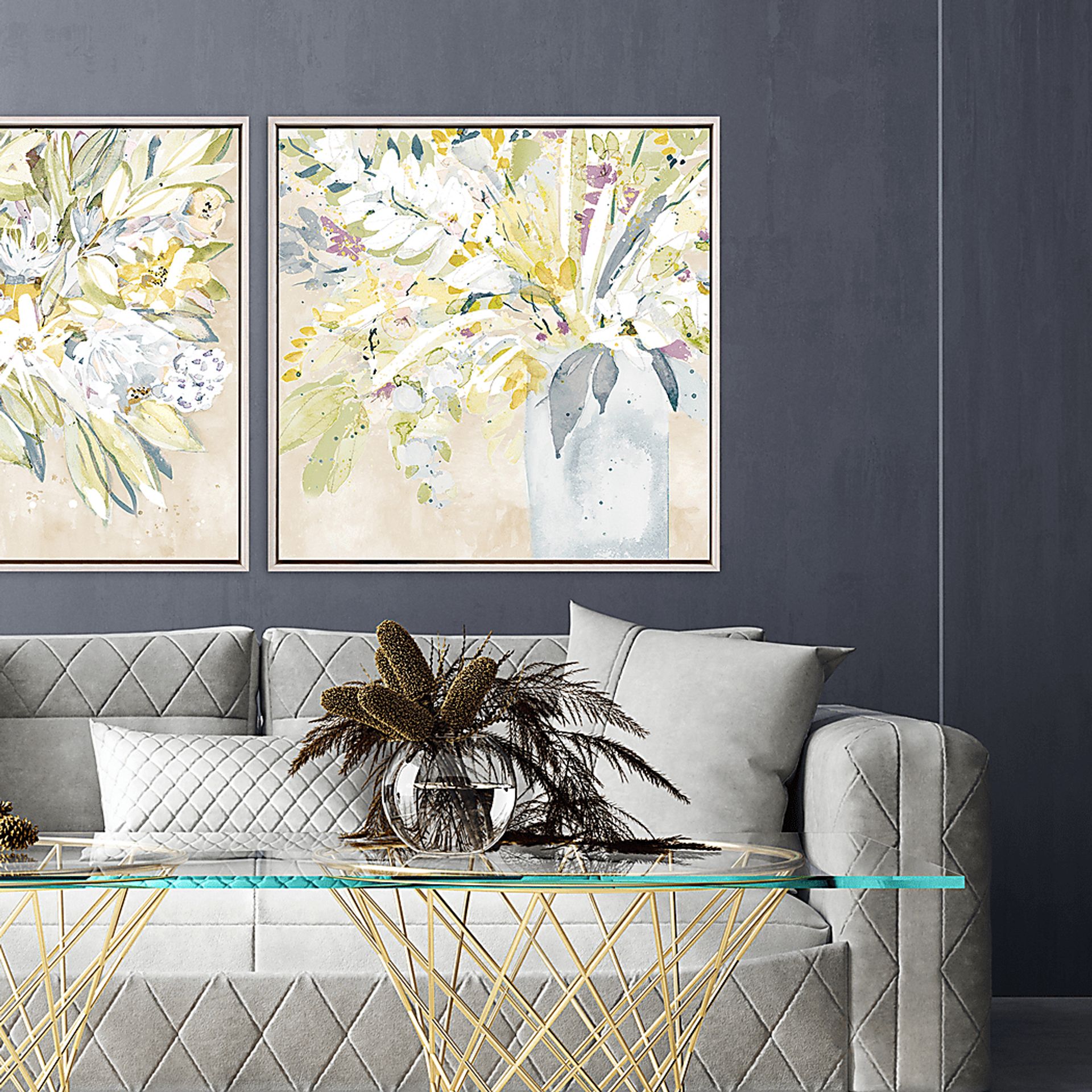 Flower Burst II Framed Artwork - Image 2
