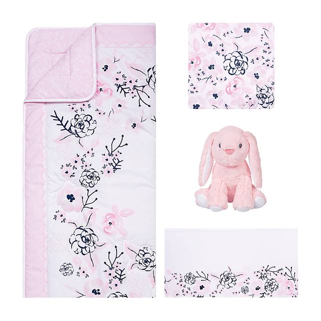 Flower Fantasy White 4 Pc Baby Bedding Set - Thumbnail - Image 2