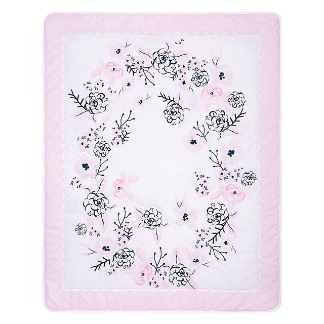 Flower Fantasy White 4 Pc Baby Bedding Set - Thumbnail - Image 5