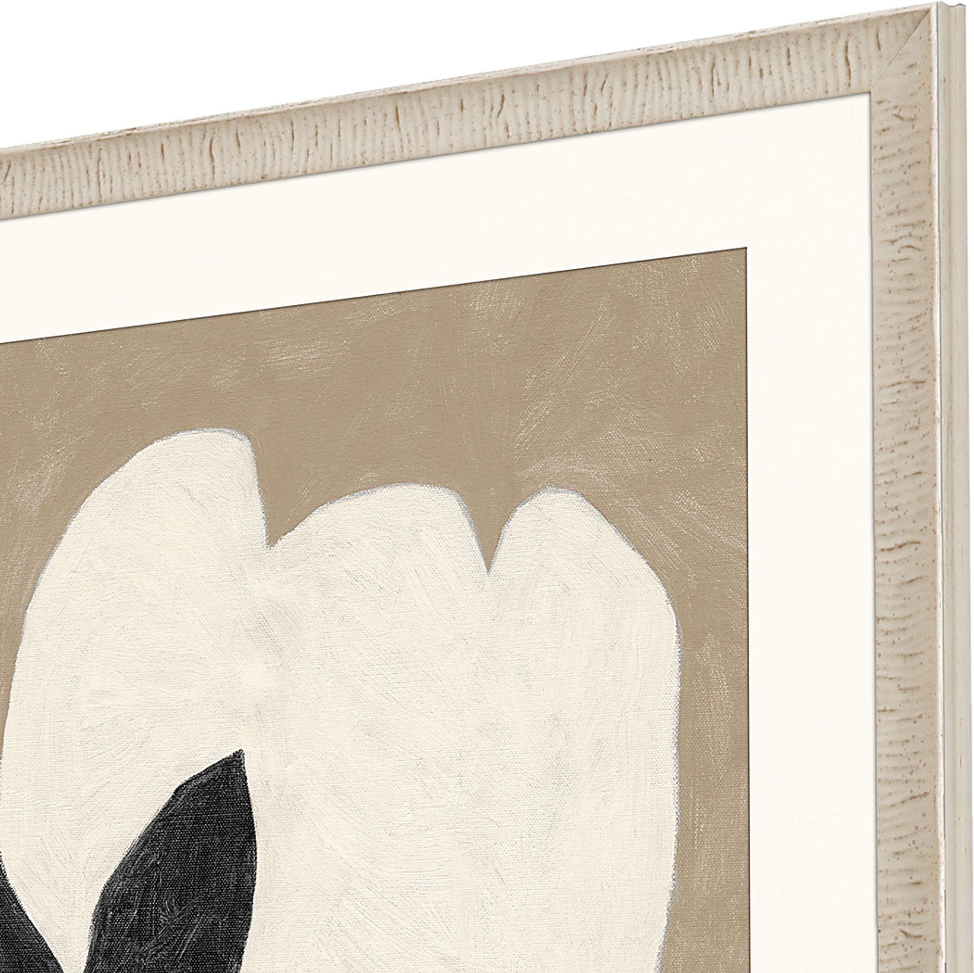 Flower Solo White Framed Artwork - Image 4