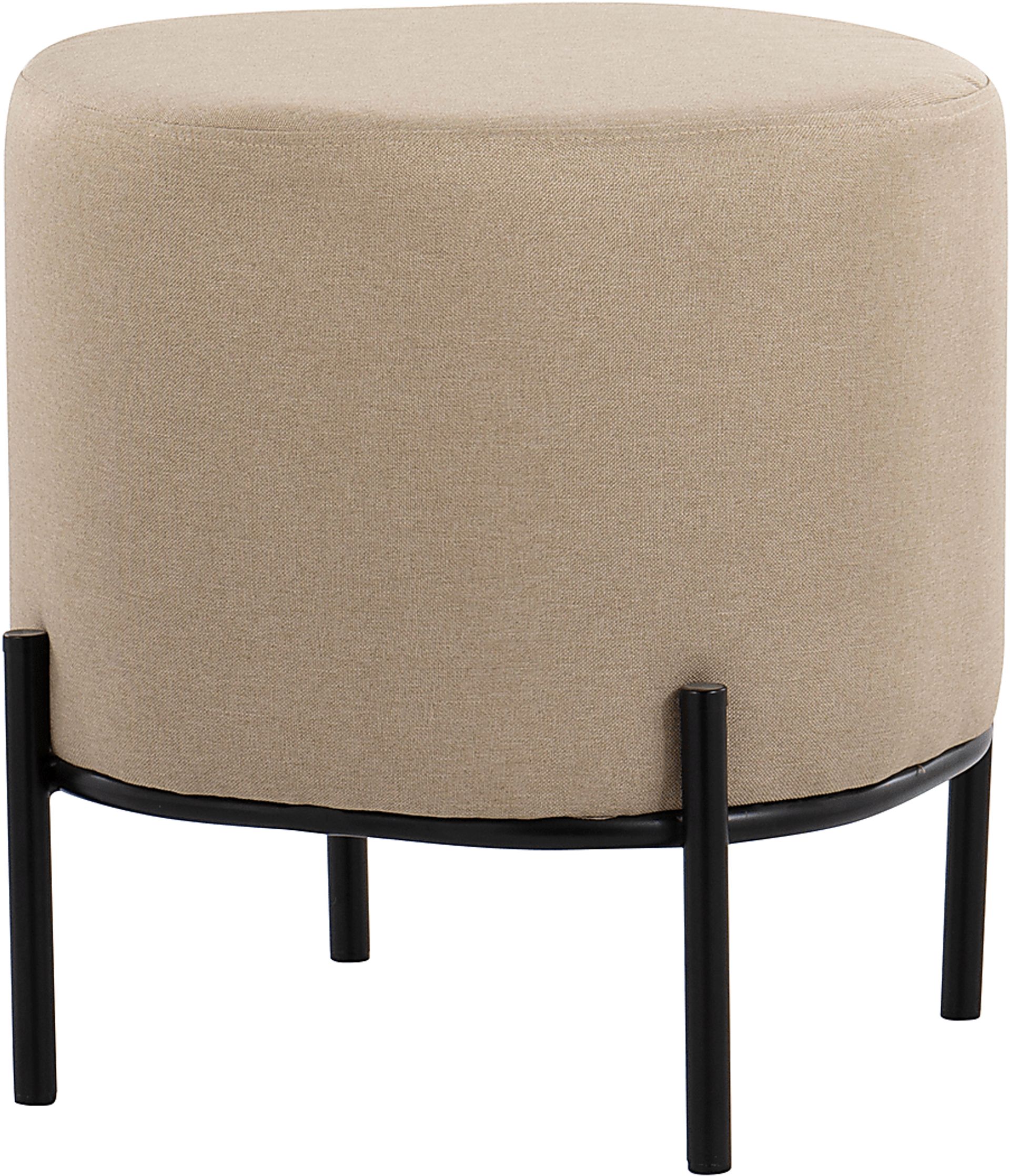 Flowerdale Beige Accent Ottoman - Image 2