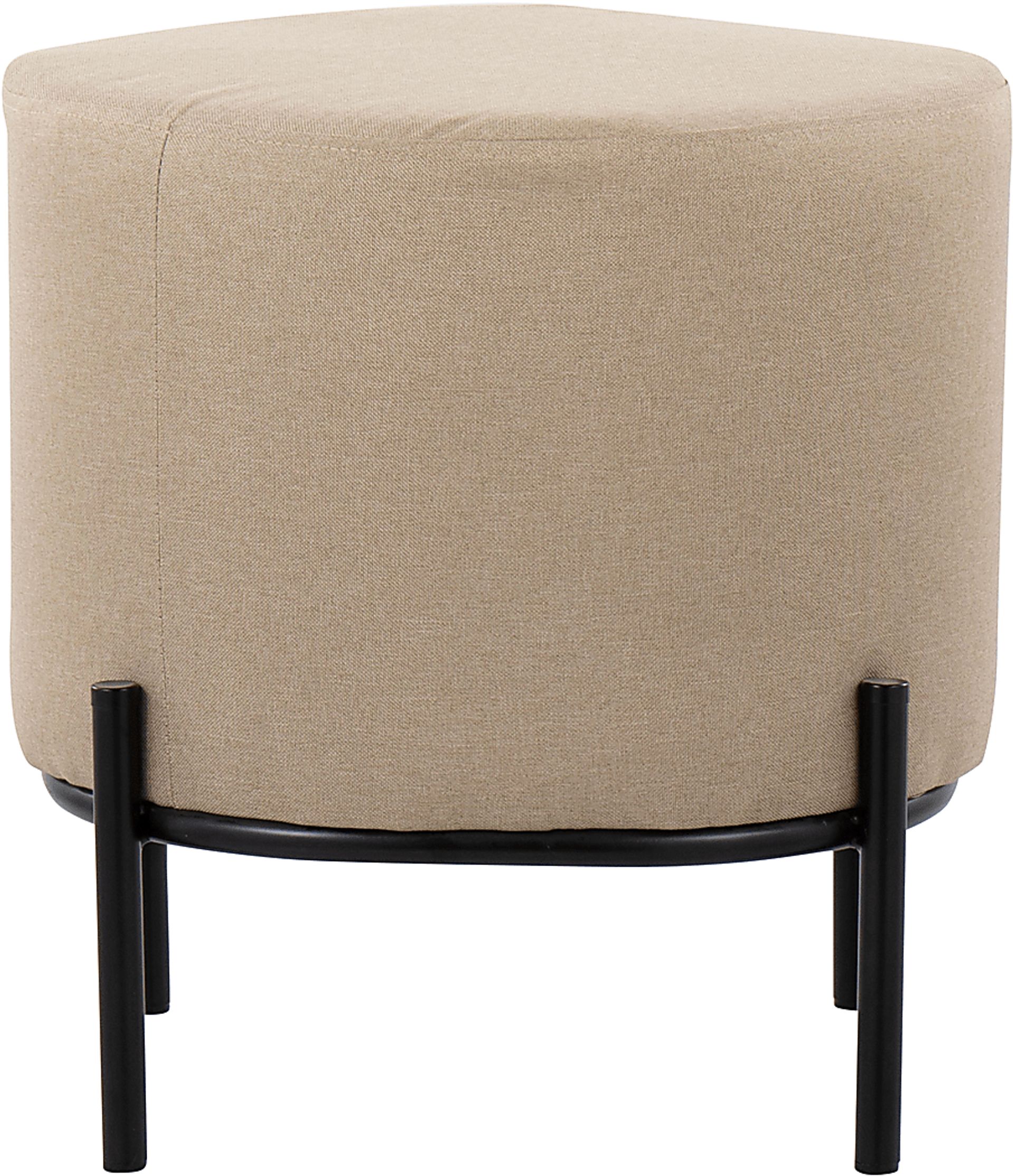 Flowerdale Beige Accent Ottoman - Image 3