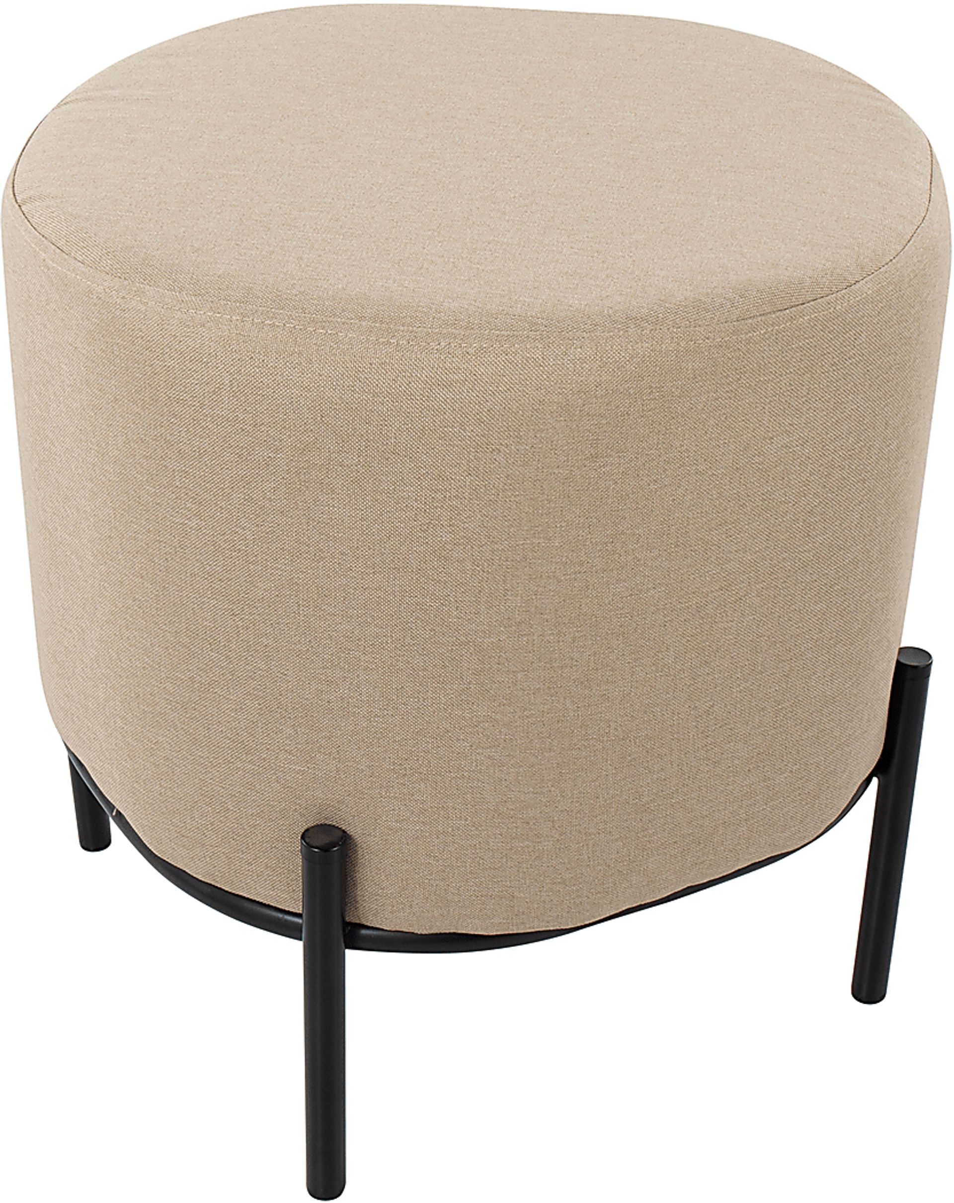 Flowerdale Beige Accent Ottoman - Image 5