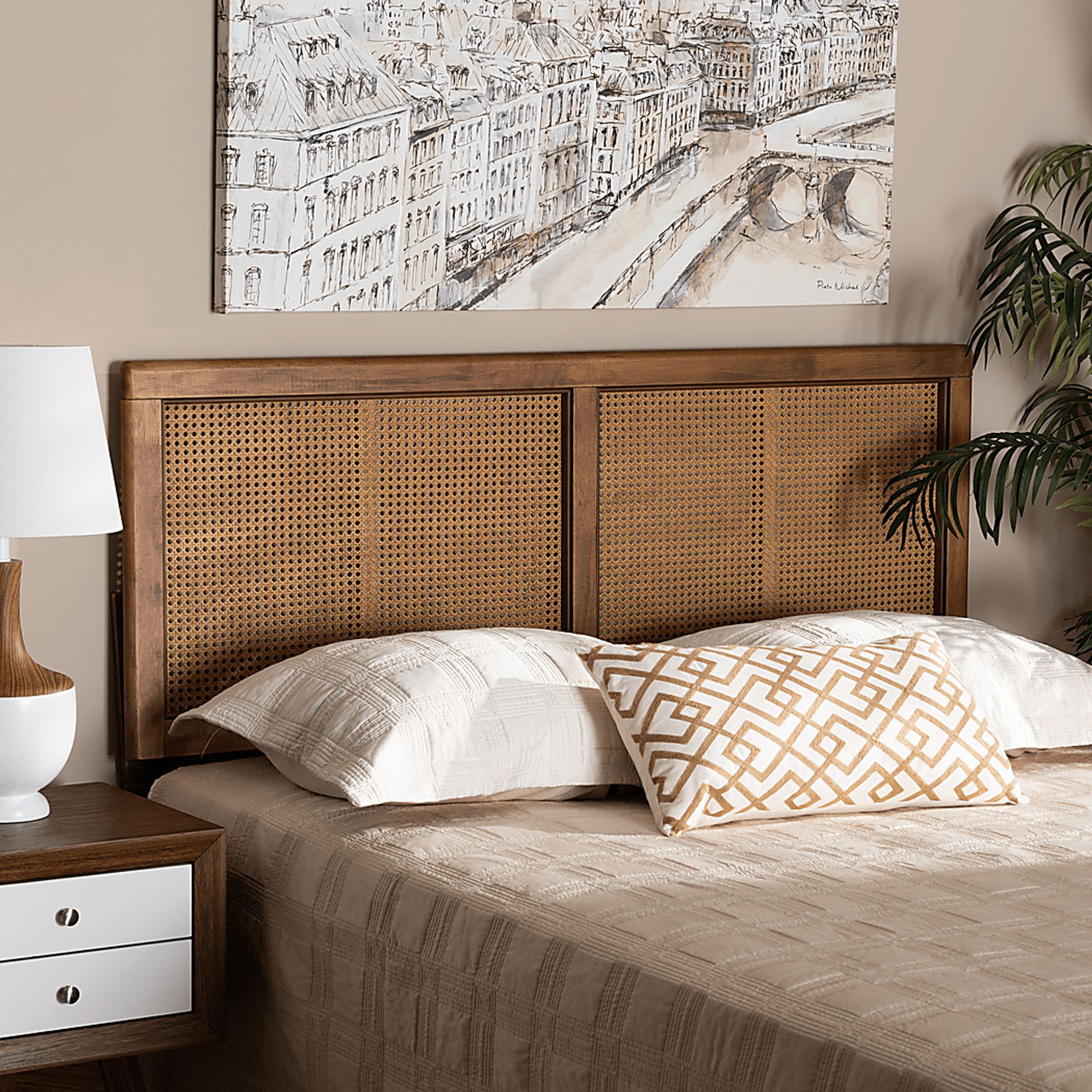 Flowerdale Brown Full Headboard - Image 3