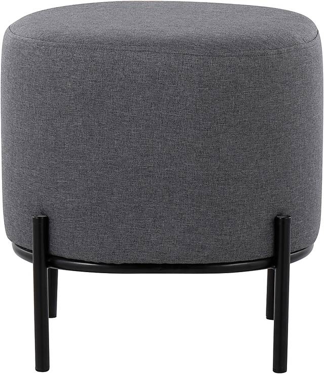 Flowerdale Gray Accent Ottoman - Thumbnail - Image 2