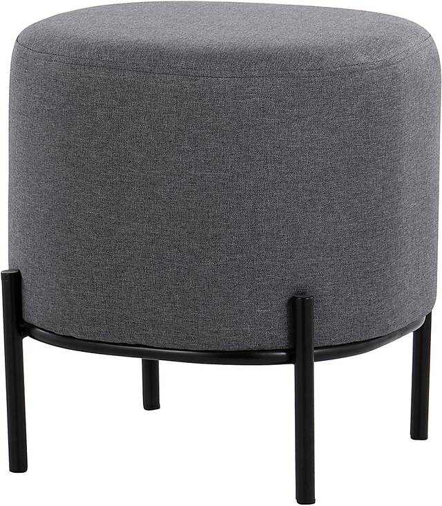 Flowerdale Gray Accent Ottoman - Thumbnail - Image 3