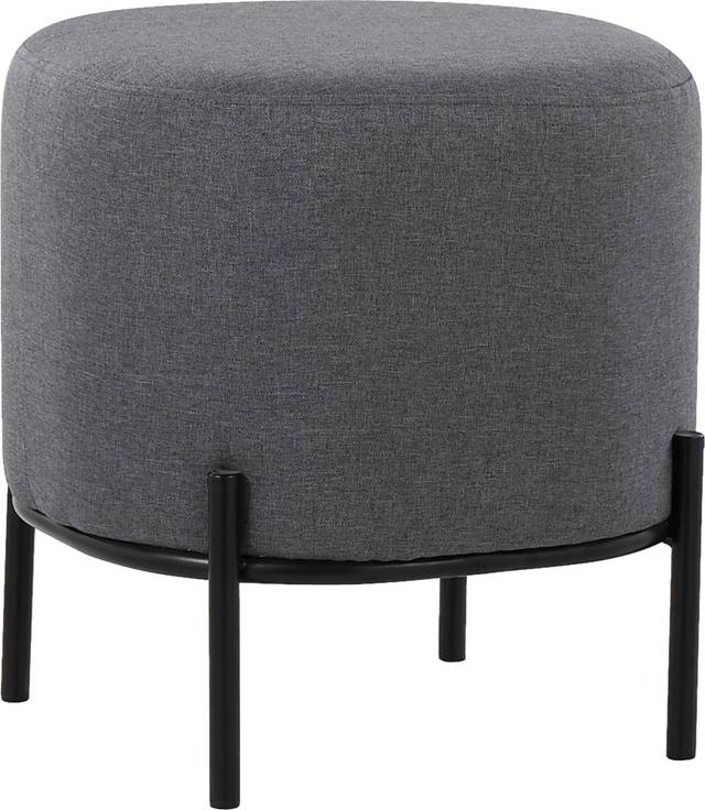 Flowerdale Gray Accent Ottoman - Thumbnail - Image 1