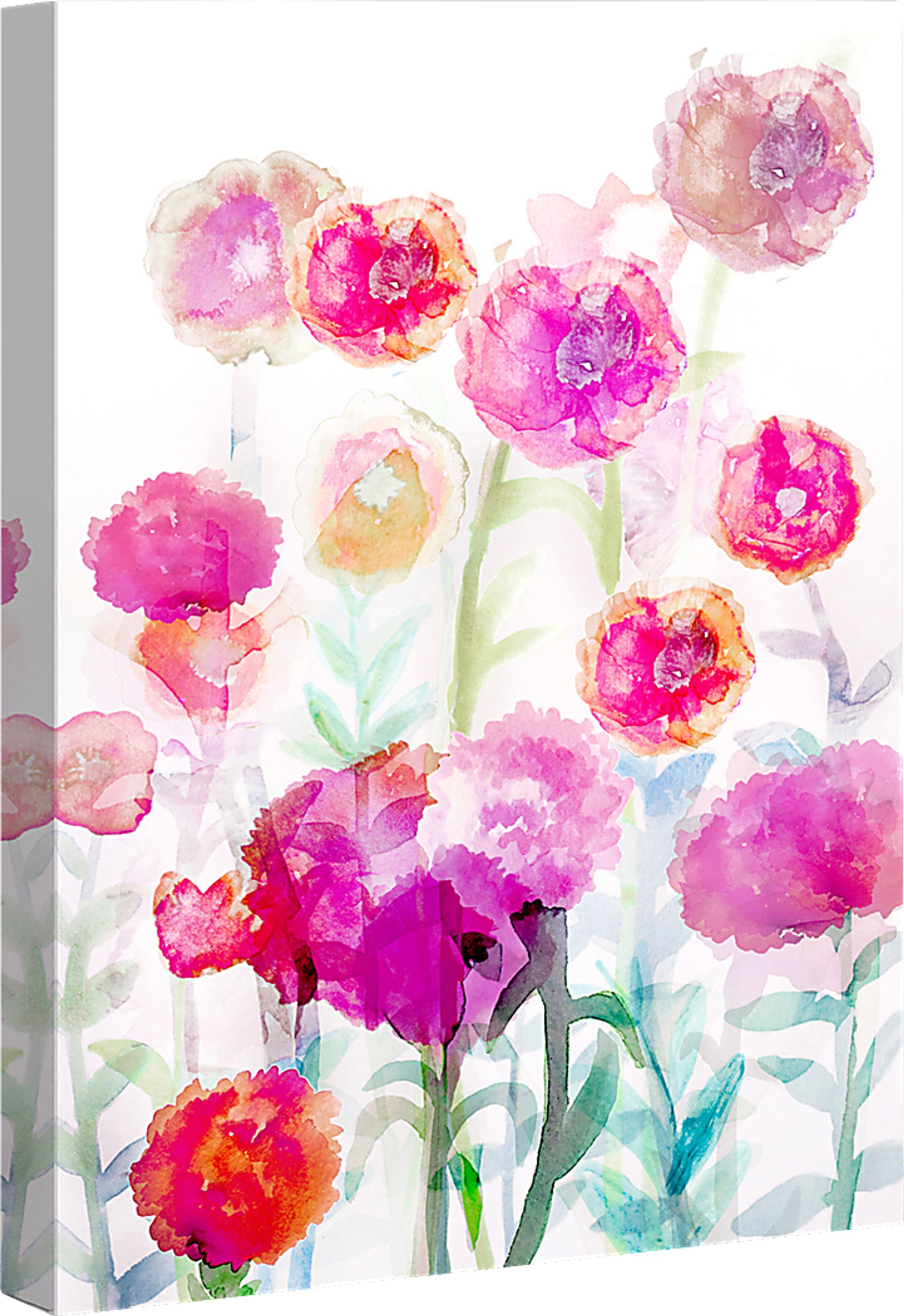 Flowers In Bloom Pink Artwork - Image 2