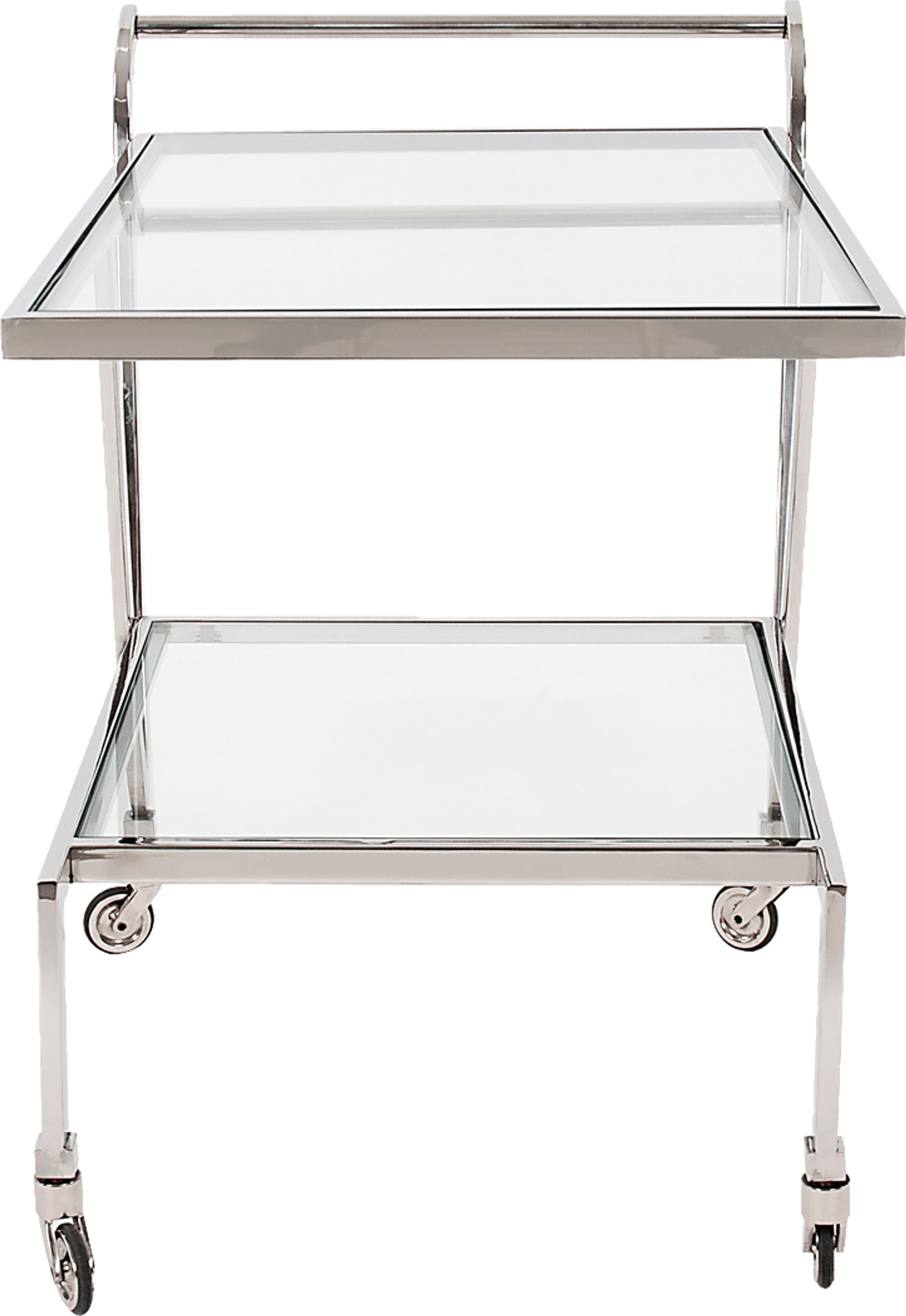 Flowertuft Gray Bar Cart - Image 2
