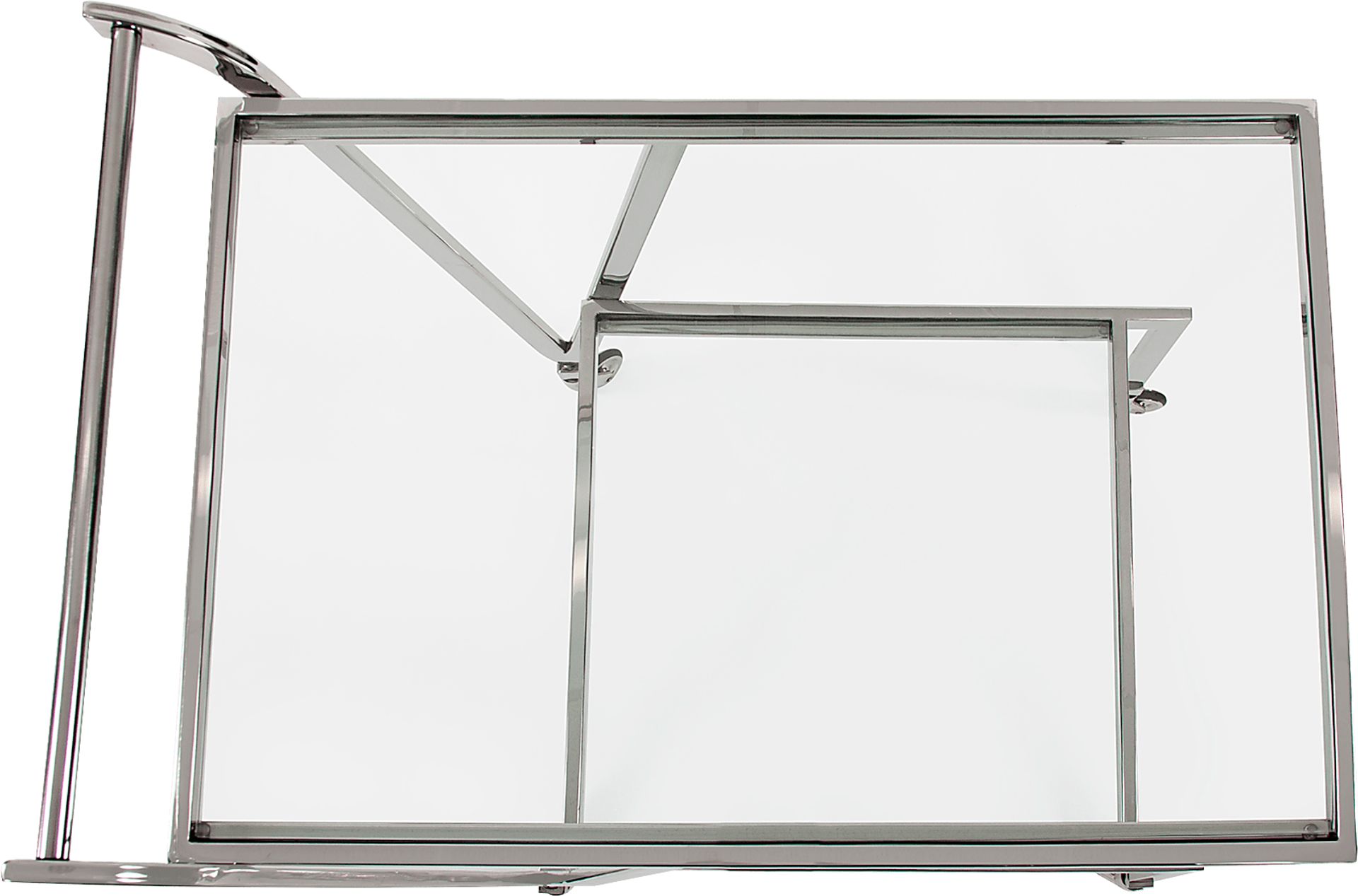 Flowertuft Gray Bar Cart - Image 4