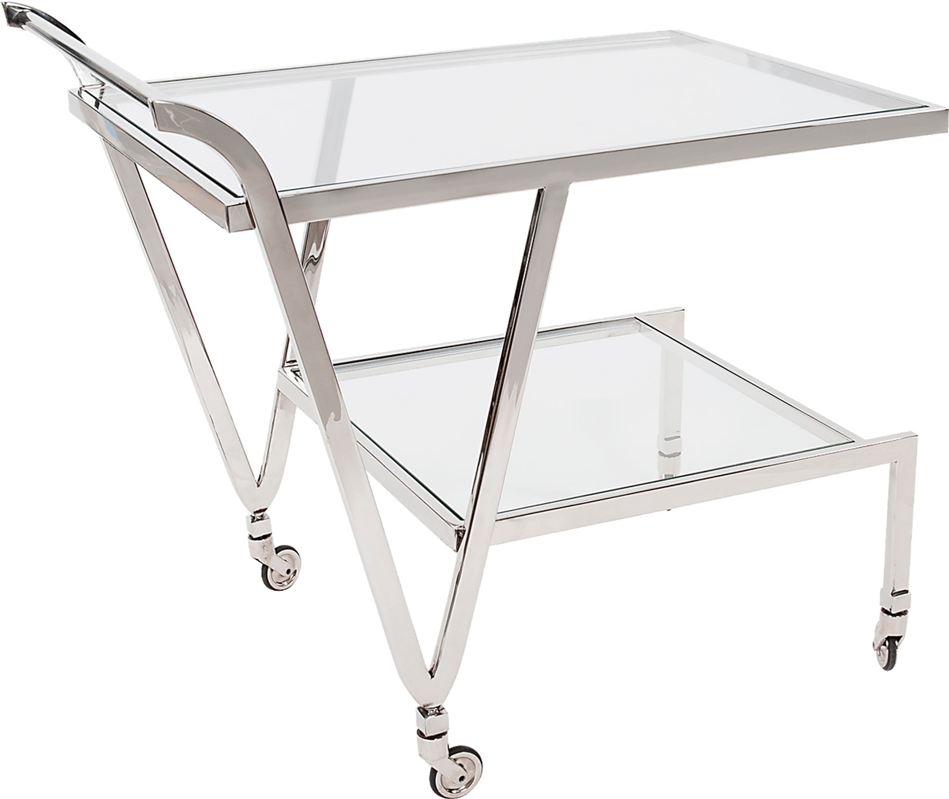 Flowertuft Gray Bar Cart - Image 7
