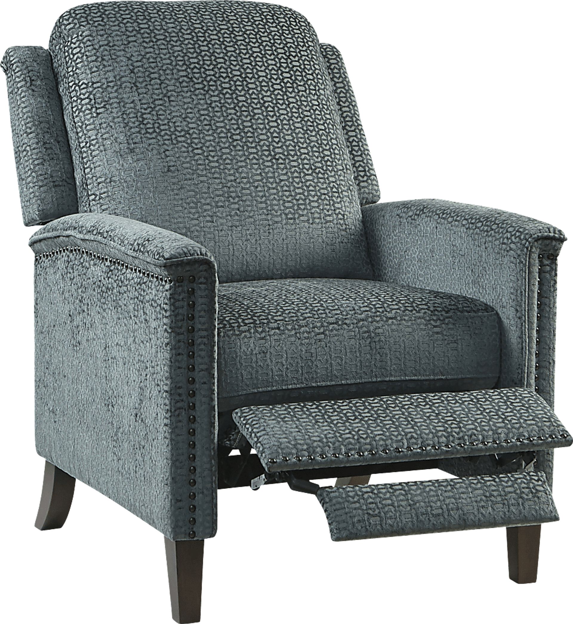 Flowerwood Charcoal Recliner - Image 2