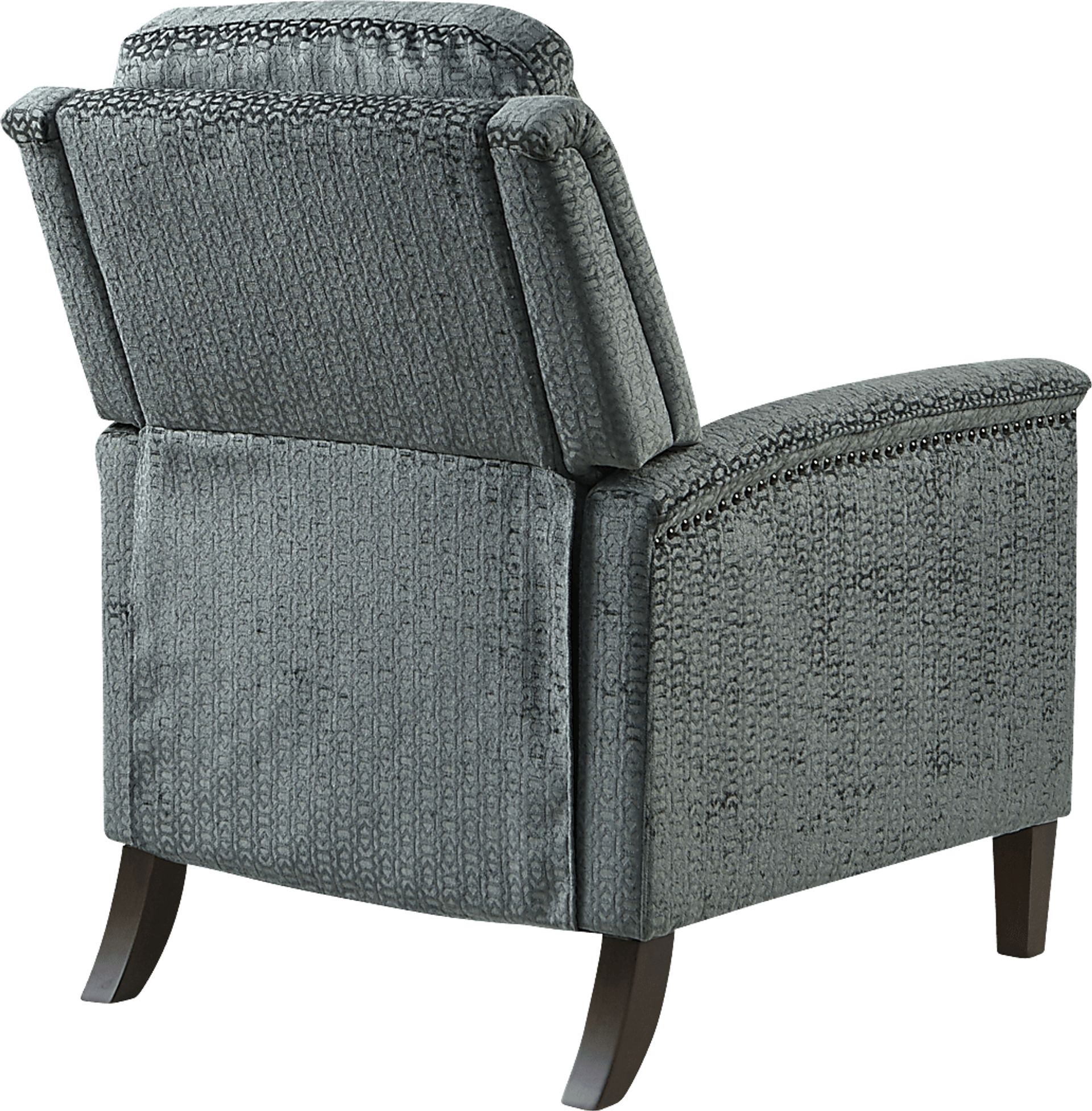Flowerwood Charcoal Recliner - Image 4