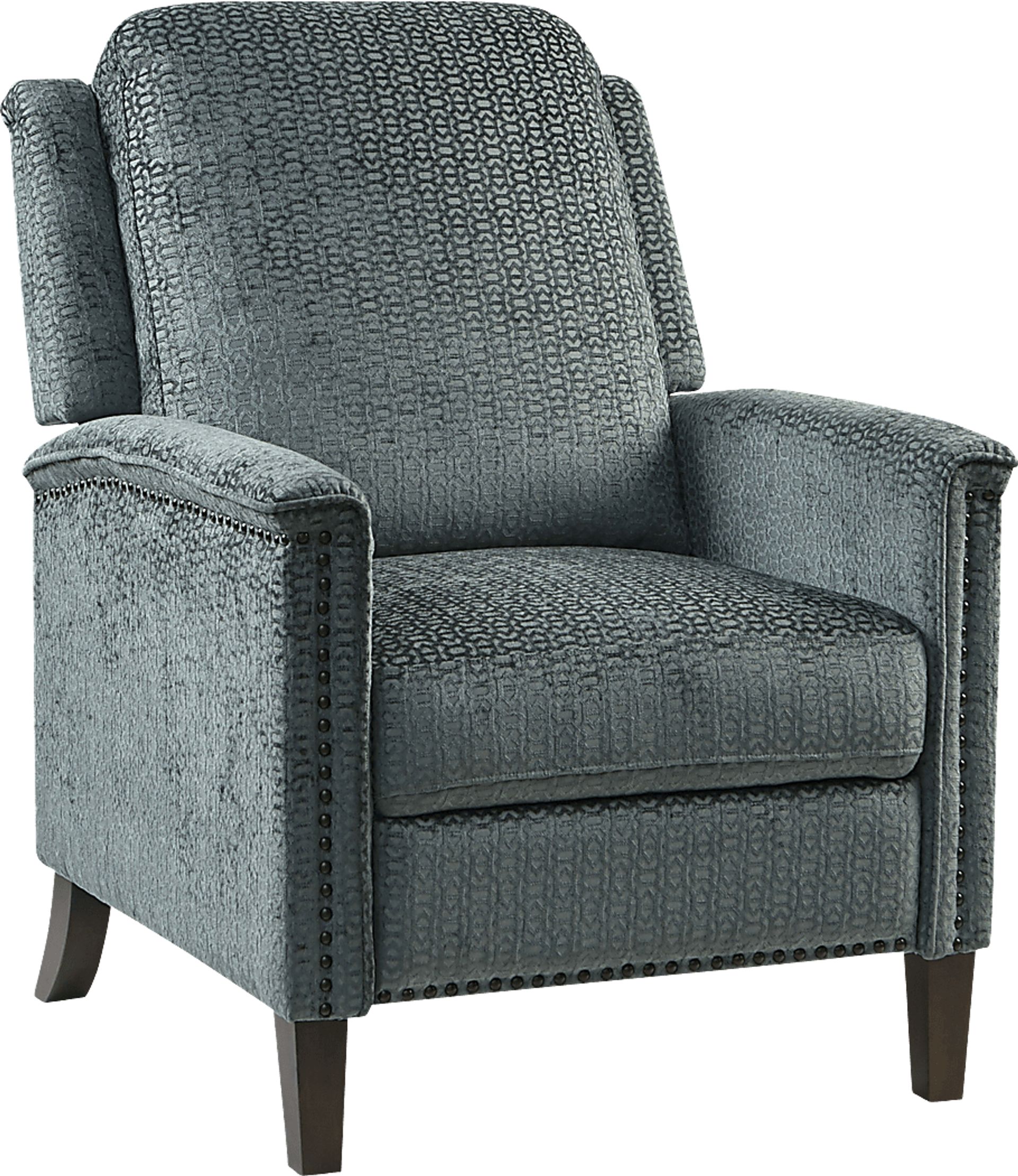 Flowerwood Charcoal Recliner - Image 1