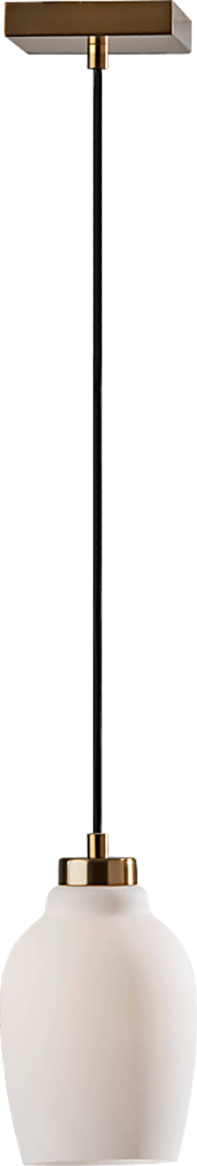 Floyd Circle Brass Pendant - Thumbnail - Image 1
