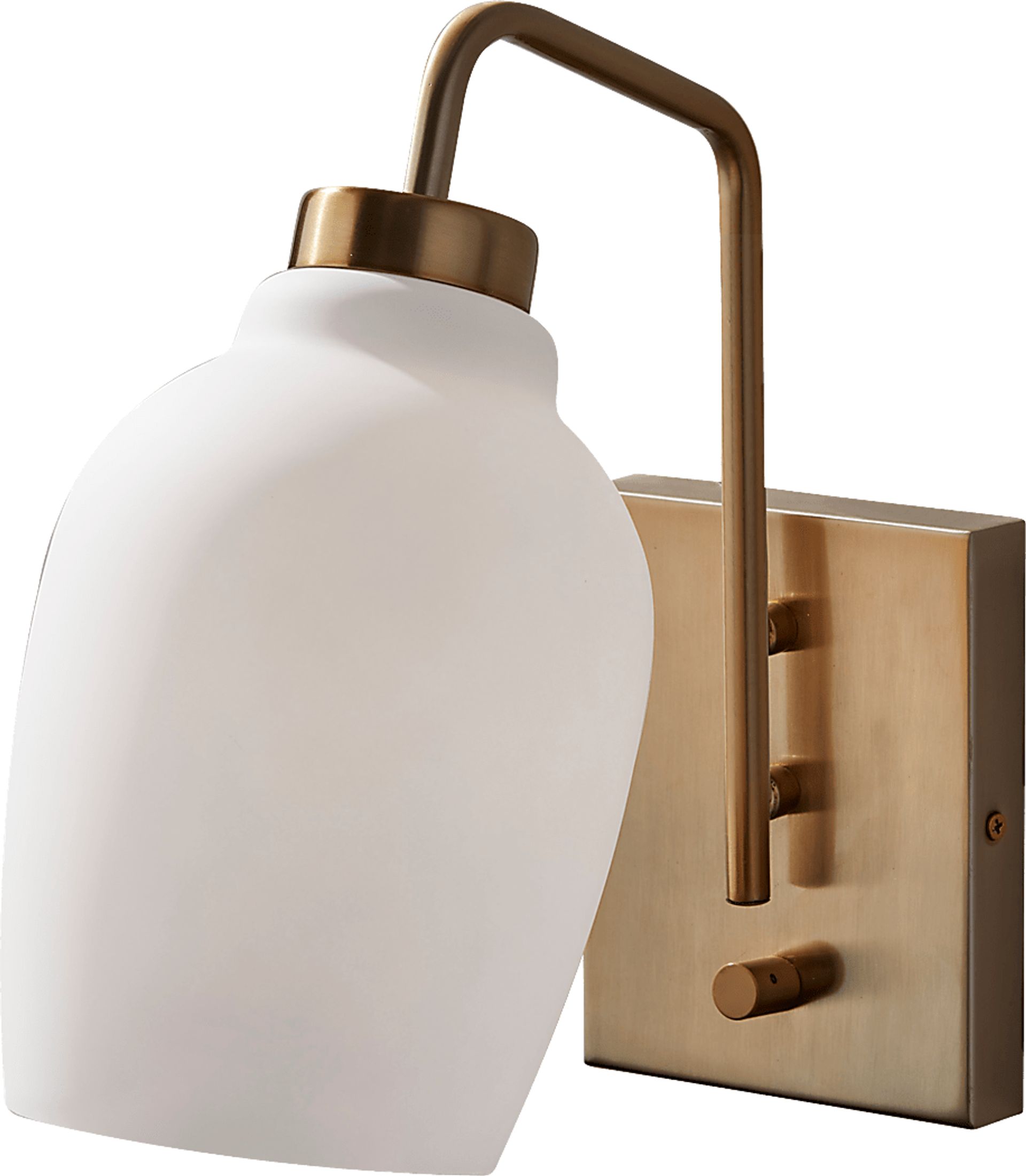 Floyd Circle Brass Sconce - Image 1