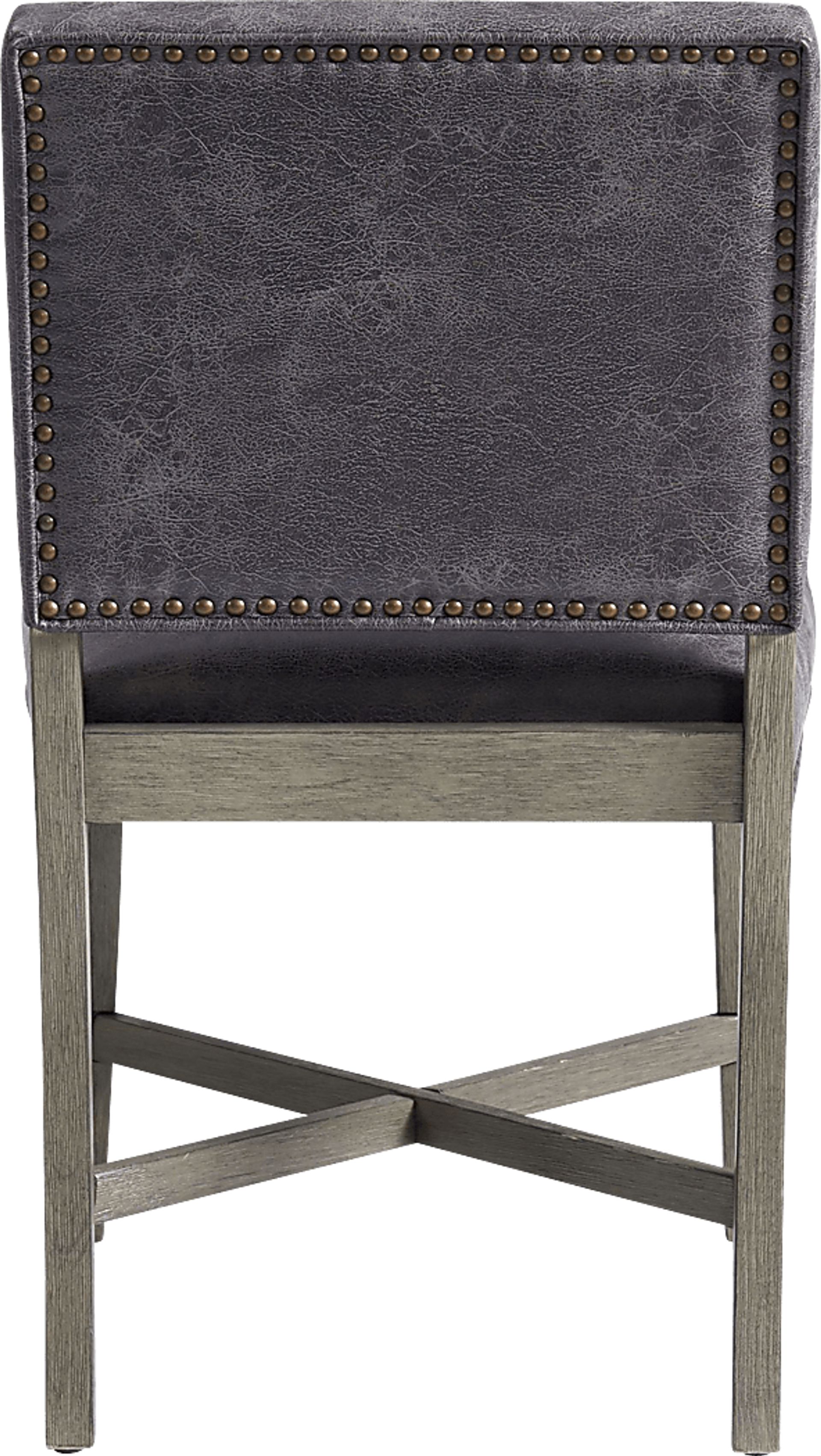 Flucords Gray Side Chair, Set of 2 - Image 4
