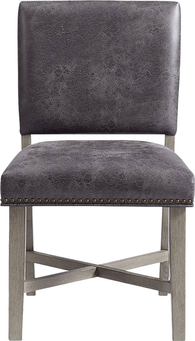 Flucords Gray Side Chair, Set of 2 - Thumbnail - Image 5