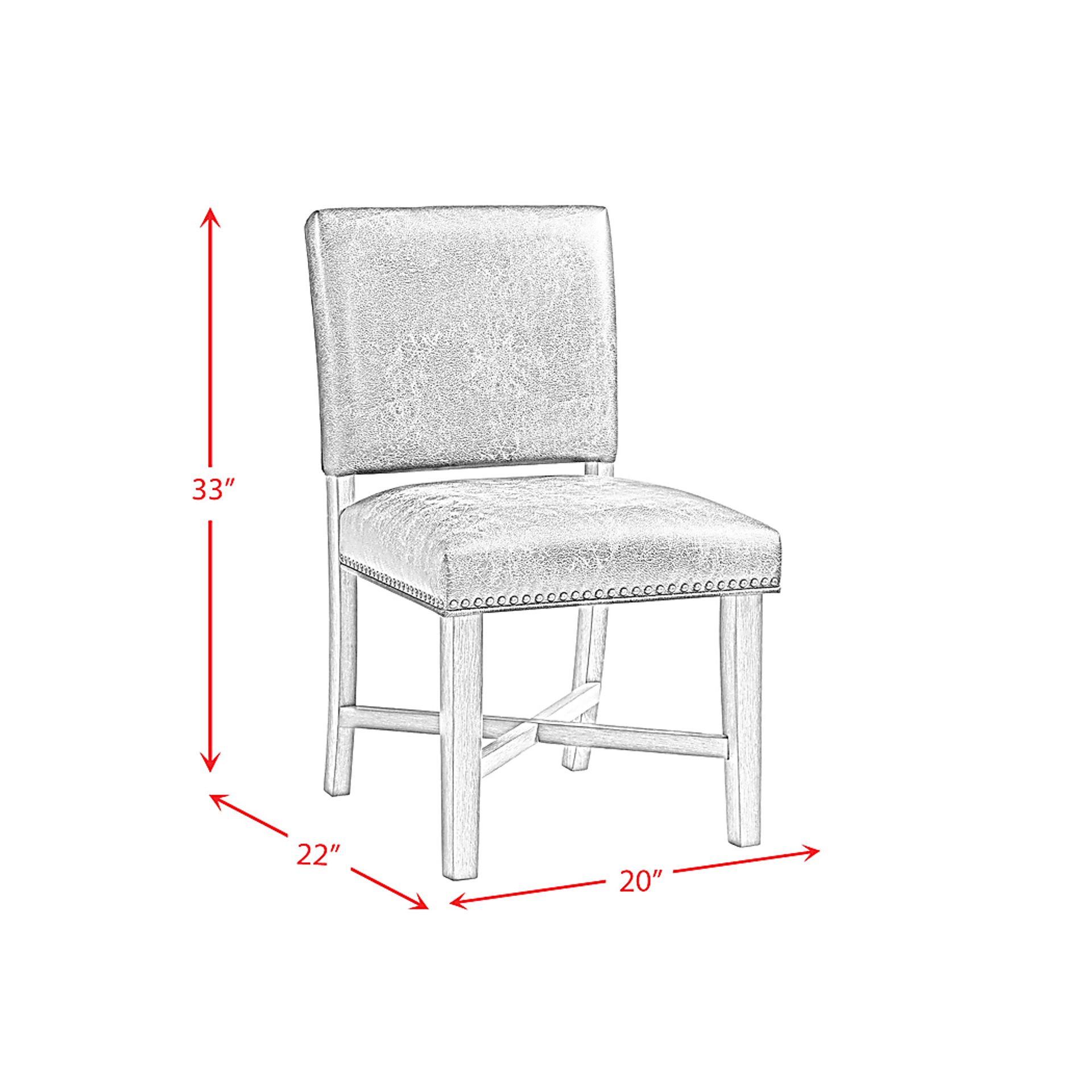 Flucords Gray Side Chair, Set of 2 - Image 9