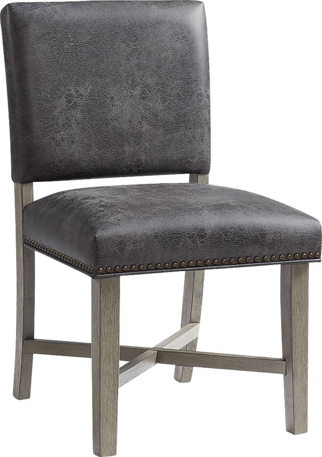 Flucords Gray Side Chair, Set of 2 - Thumbnail - Image 10