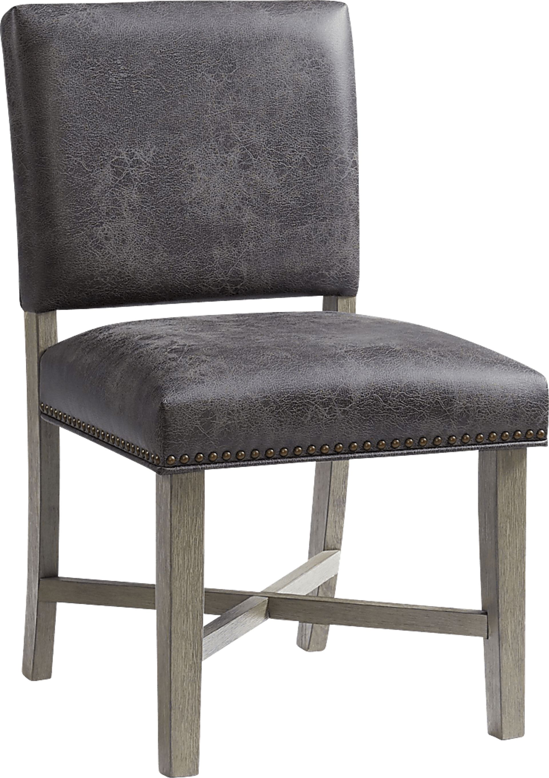 Flucords Gray Side Chair, Set of 2 - Image 10
