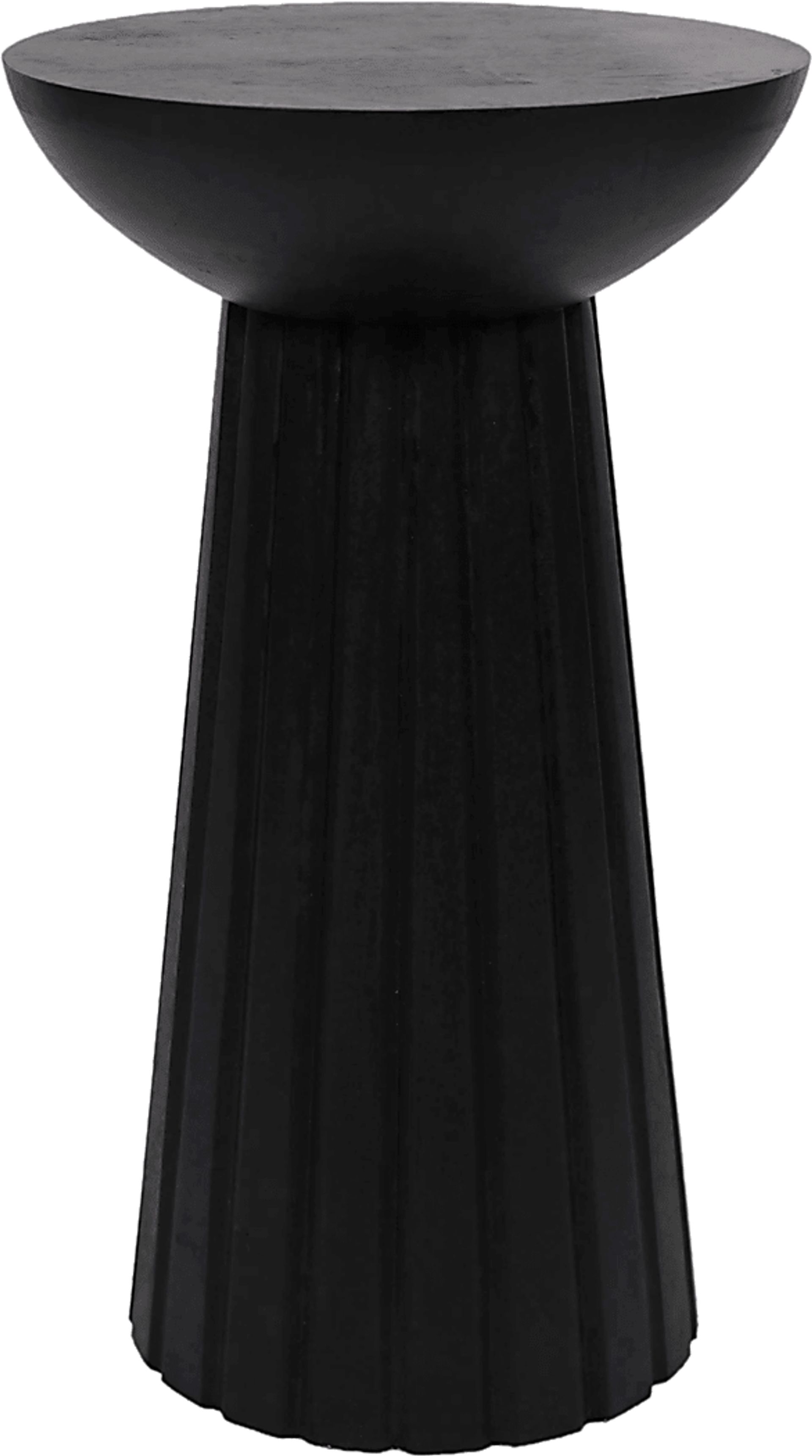 Flute Ridge Black Accent Table - Image 1