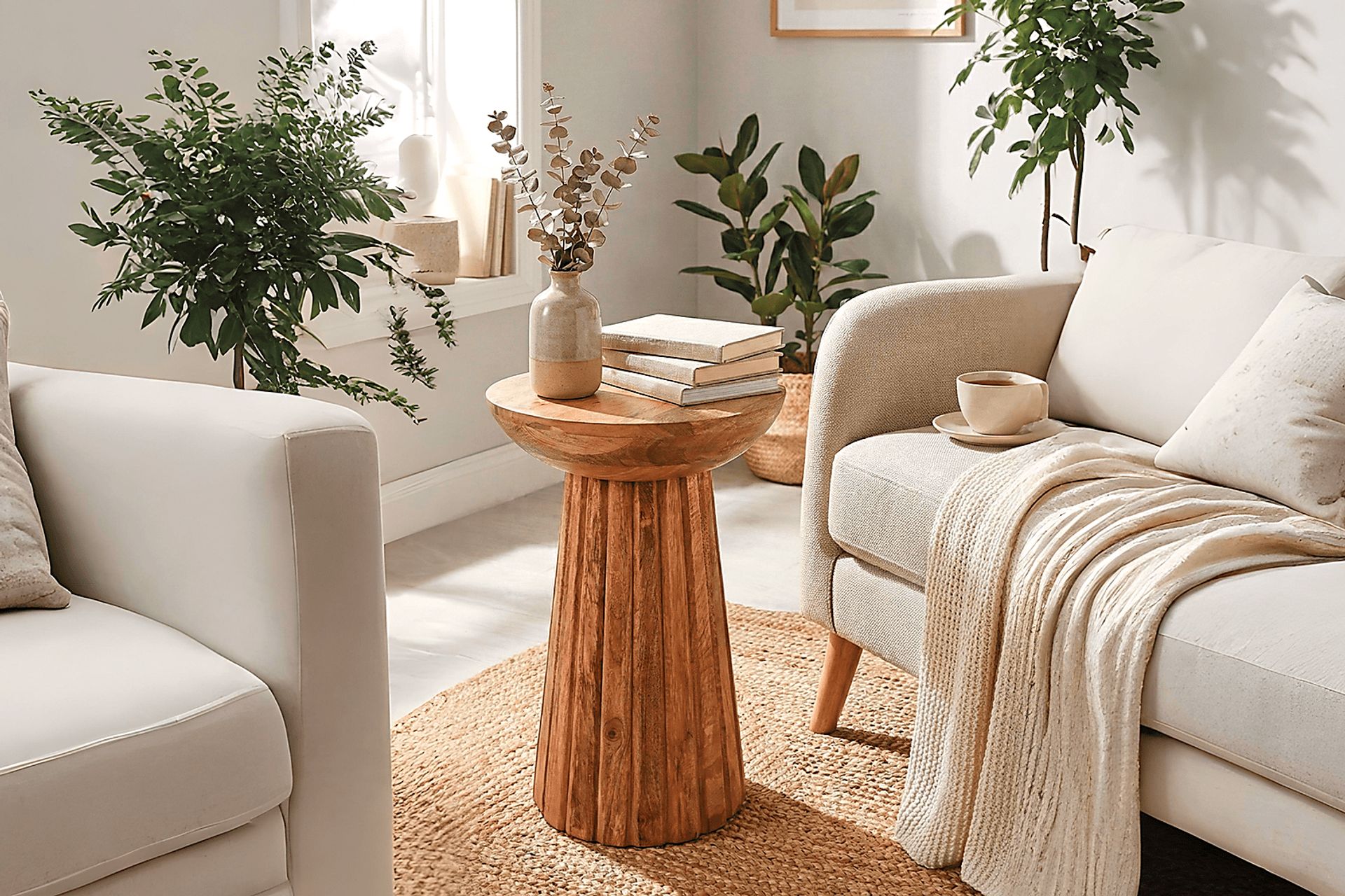 Flute Ridge Natural Accent Table - Image 2