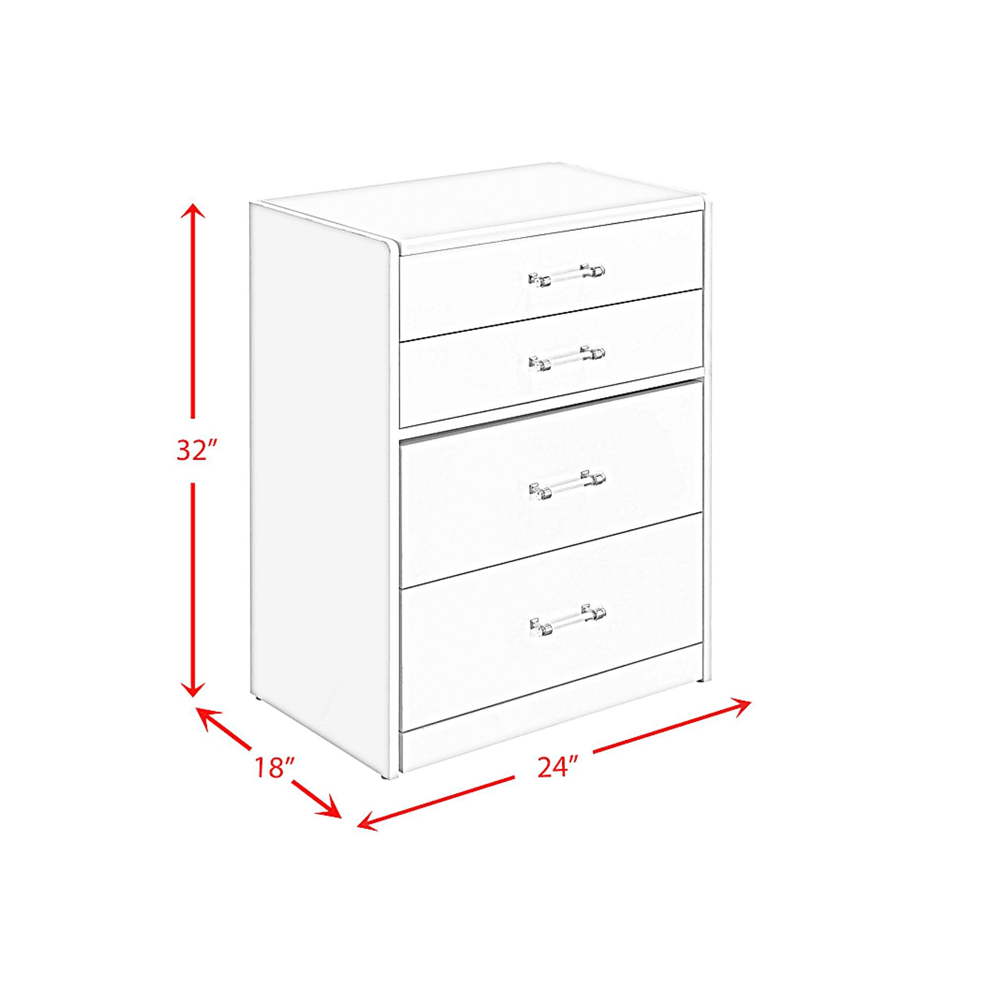 Fluvia White Vanity Set - Image 3