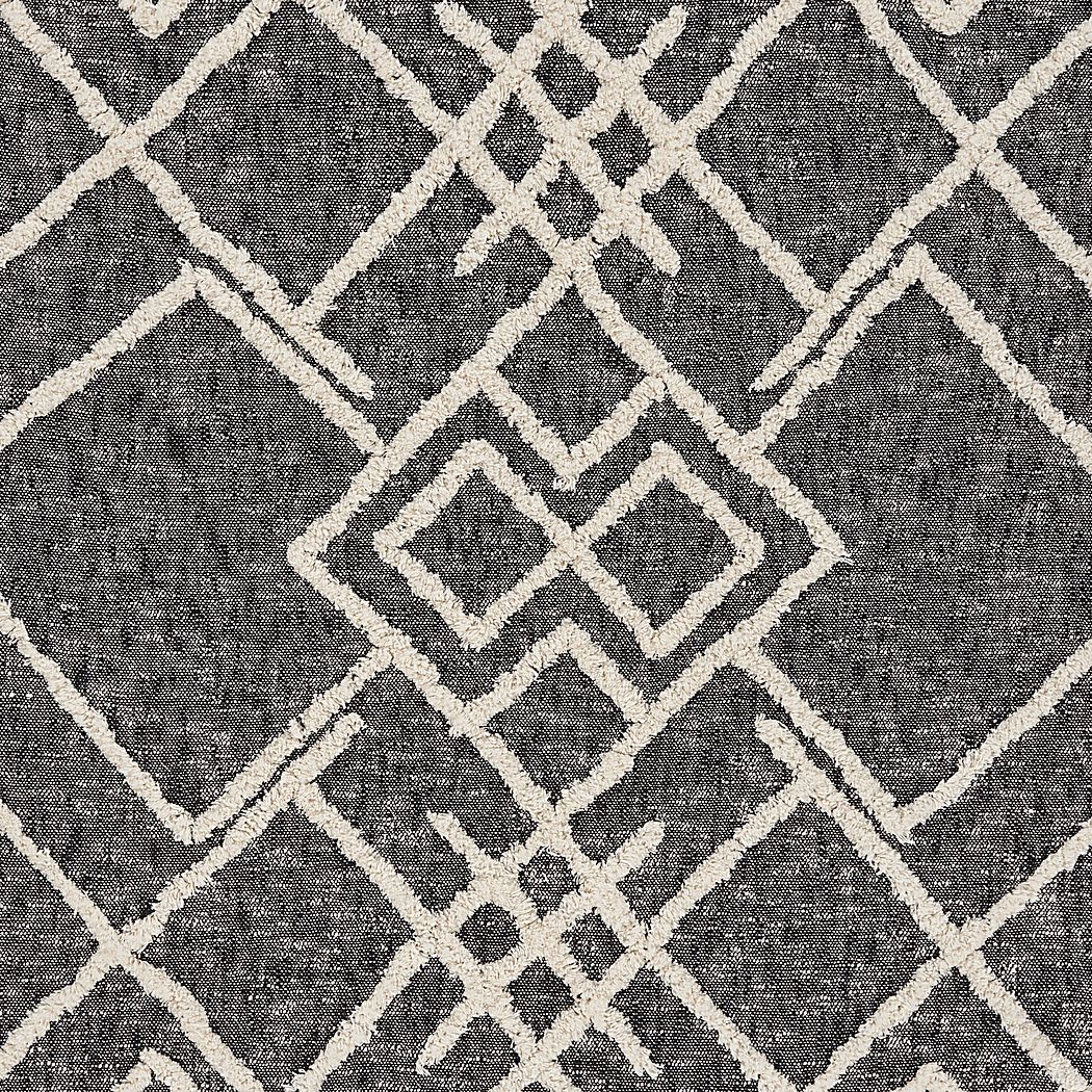 Fluxarts Black Throw Blanket - Thumbnail 4