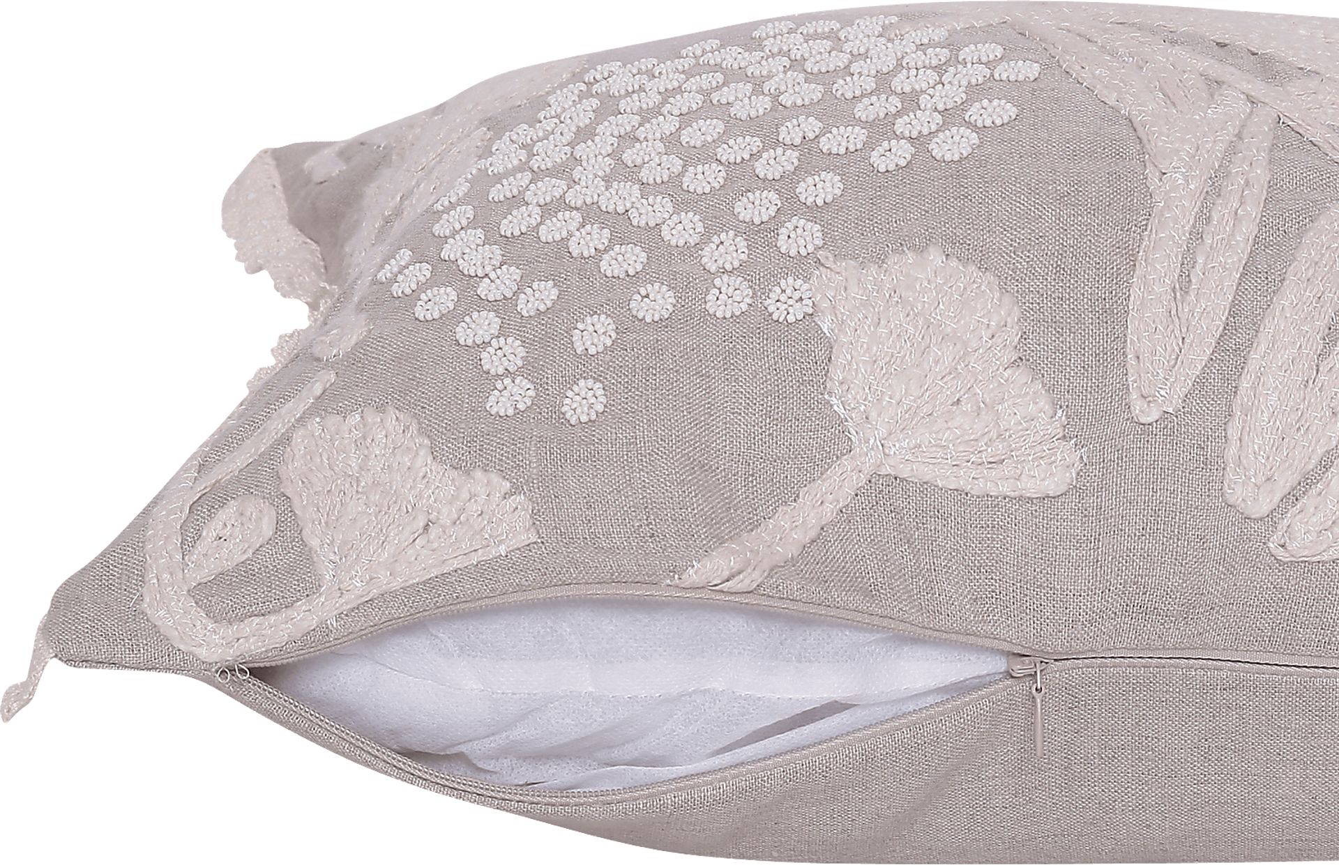 Fluxroot Beige Lumbar Pillow - Image 6